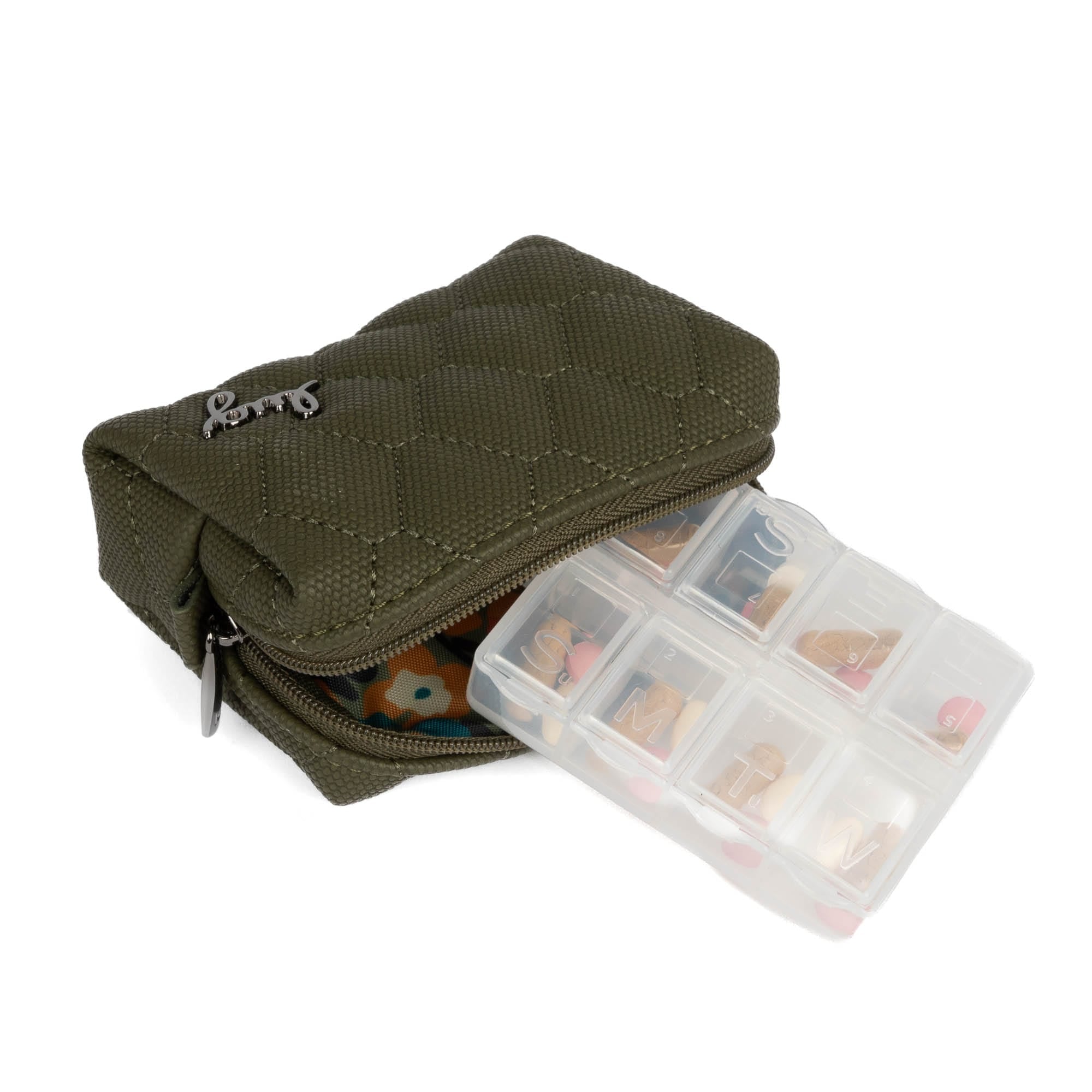 Choo Choo Mini Matte Luxe VL Pill Box - OLIVE - ChooChooMiniMatteLuxe_Olive_05