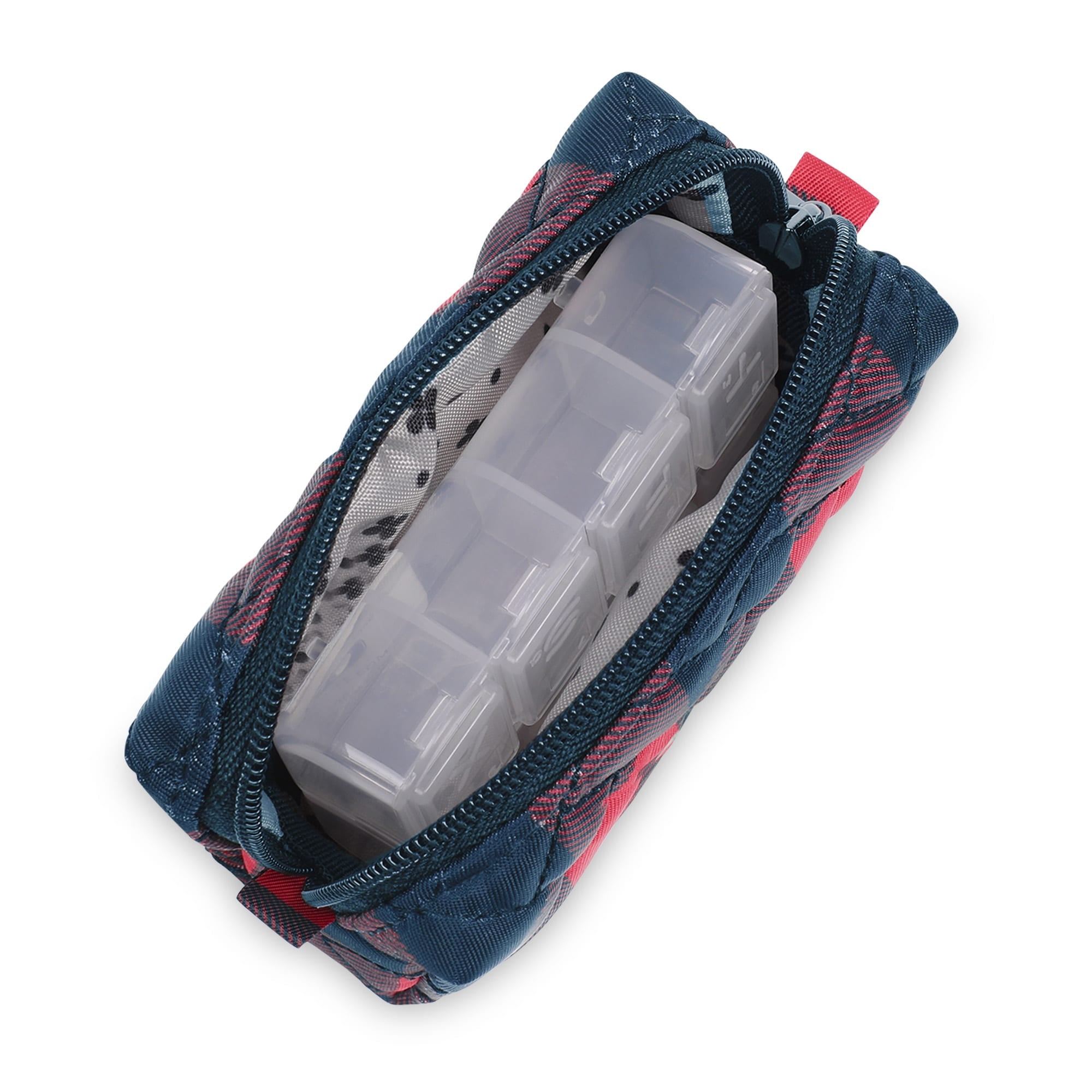 Choo Choo Mini Pill Box - BUFFALO CHECK RED SMALL - ChooChooMini_Buffalo_Check_Red_05