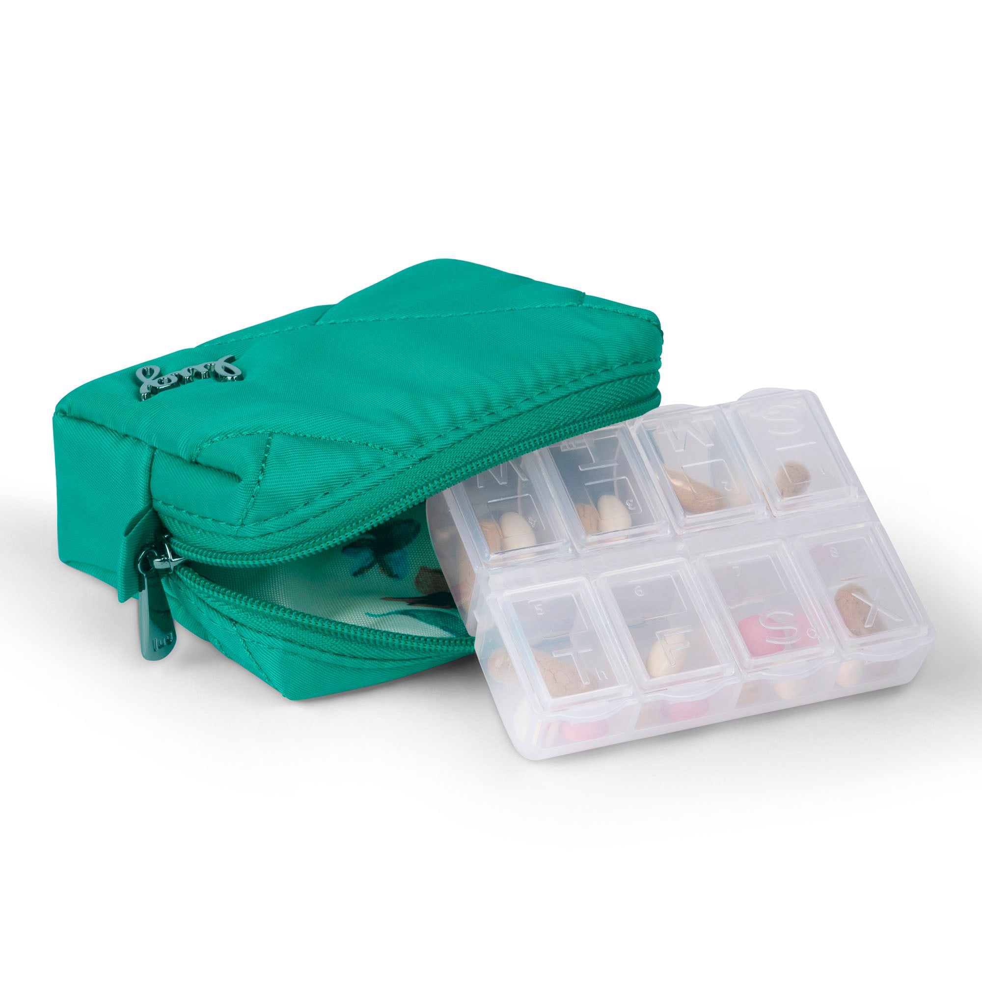 Choo Choo Mini Pill Box - KELLY GREEN - ChooChooMini_KellyGreen_06_64b9ba99-1865-4412-8c7b-06eb23e8007d