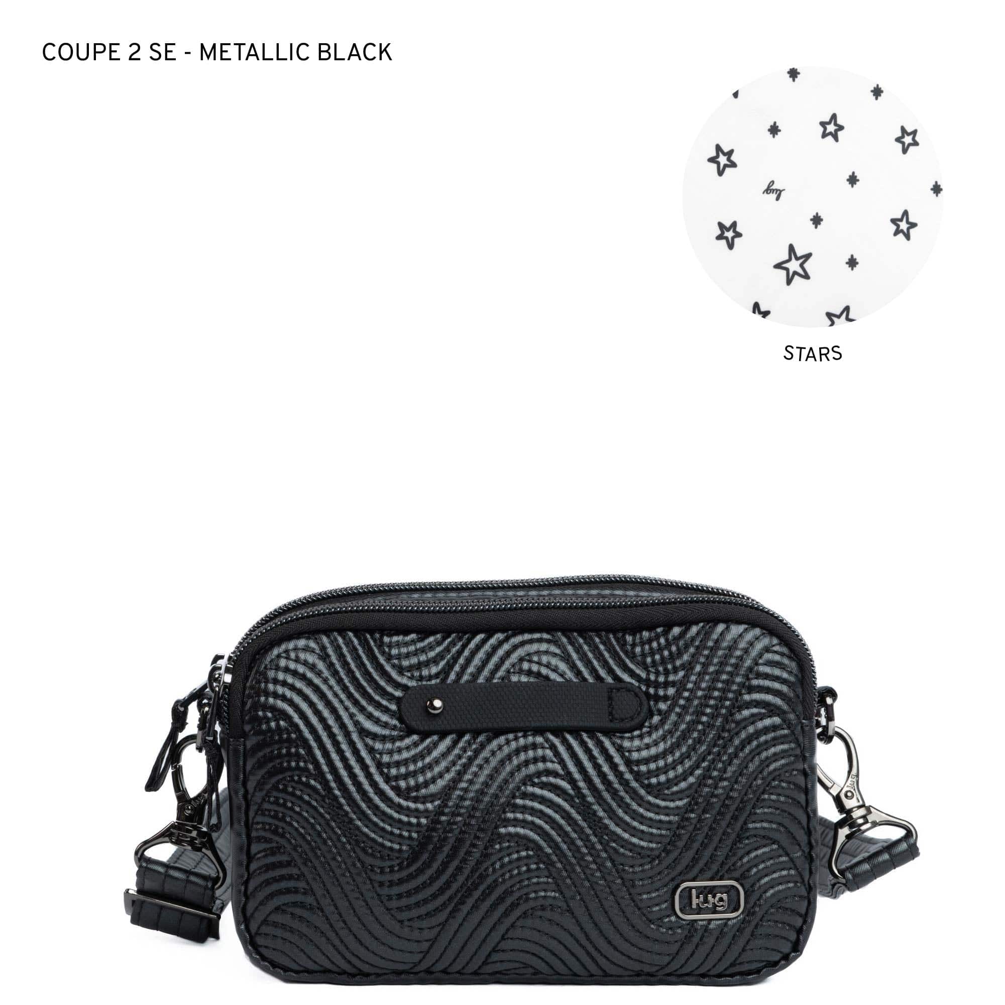 Coupe SE 2 Convertible Crossbody Bag - METALLIC BLACK - Coupe2SE_MetallicBlack_LL_xjxt1y