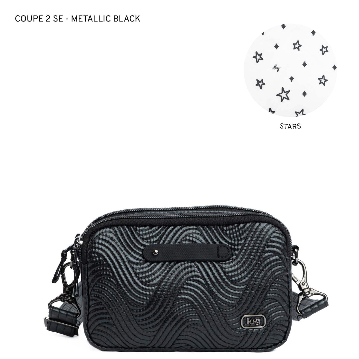 Coupe SE 2 Convertible Crossbody Bag - METALLIC BLACK - Coupe2SE_MetallicBlack_LL_xjxt1y