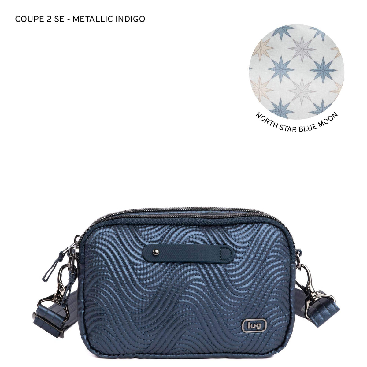 Coupe SE 2 Convertible Crossbody Bag - METALLIC INDIGO - Coupe2SE_MetallicIndigo_LL_2xloe0