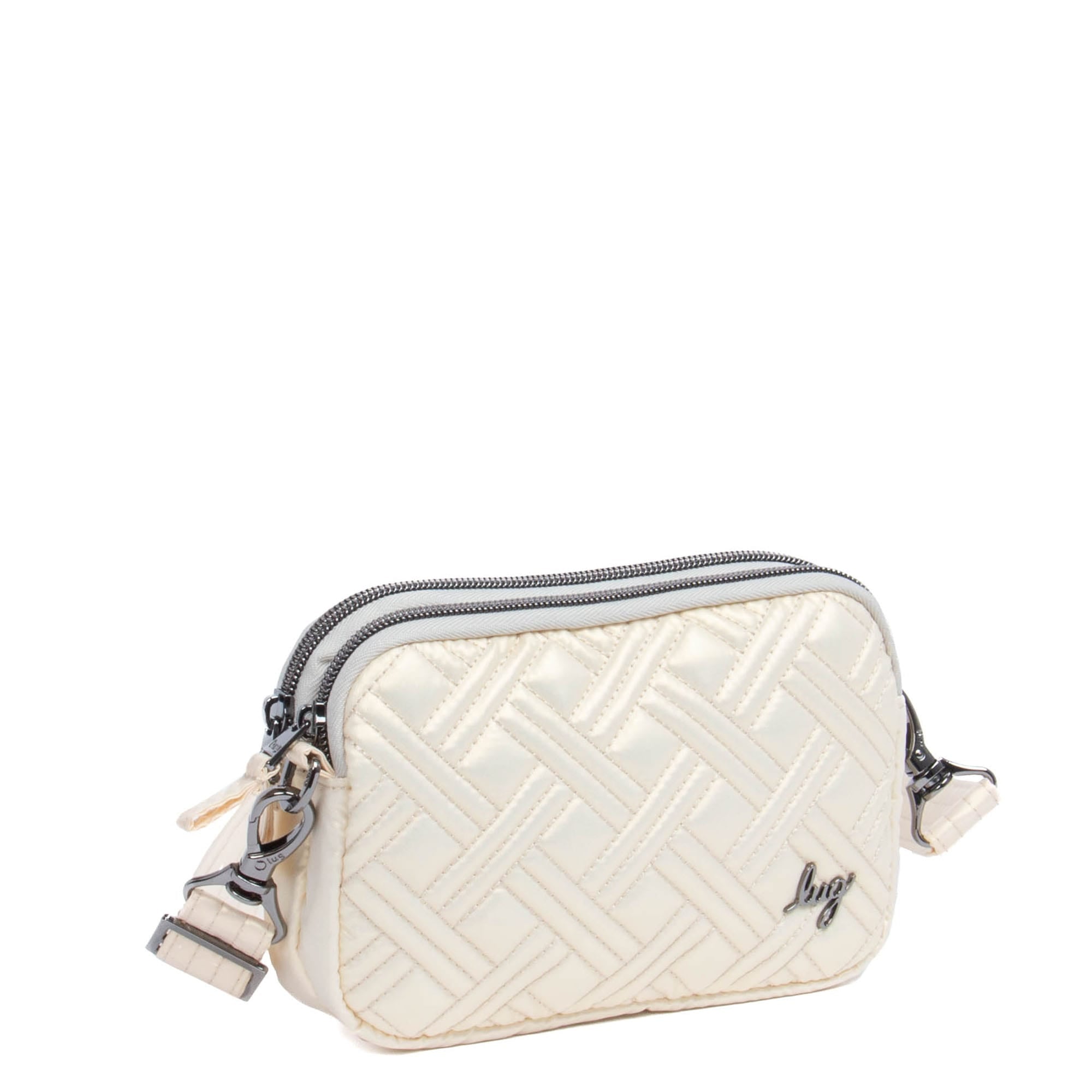 Coupe 2 Convertible Crossbody Bag - METALLIC CHAMPAGNE - Coupe2_MetallicChampagne_02