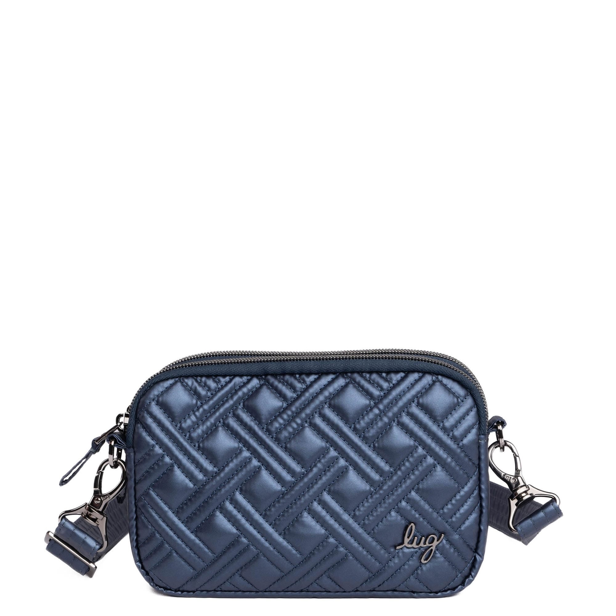 Coupe 2 Convertible Crossbody Bag - HEATHER GREY 2 - Coupe2_MetallicIndigo_01_db58760e-dff2-4662-9b62-4bffdb6de889