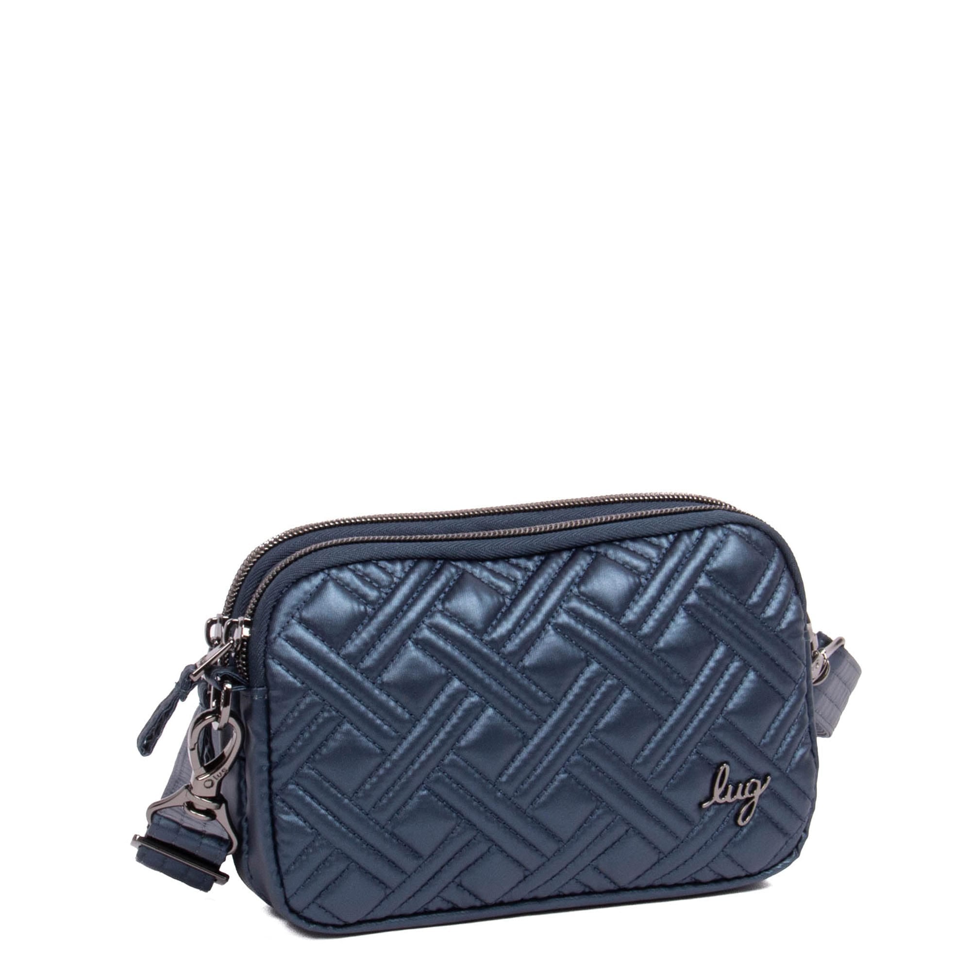 Coupe 2 Convertible Crossbody Bag - METALLIC INDIGO - Coupe2_MetallicIndigo_02
