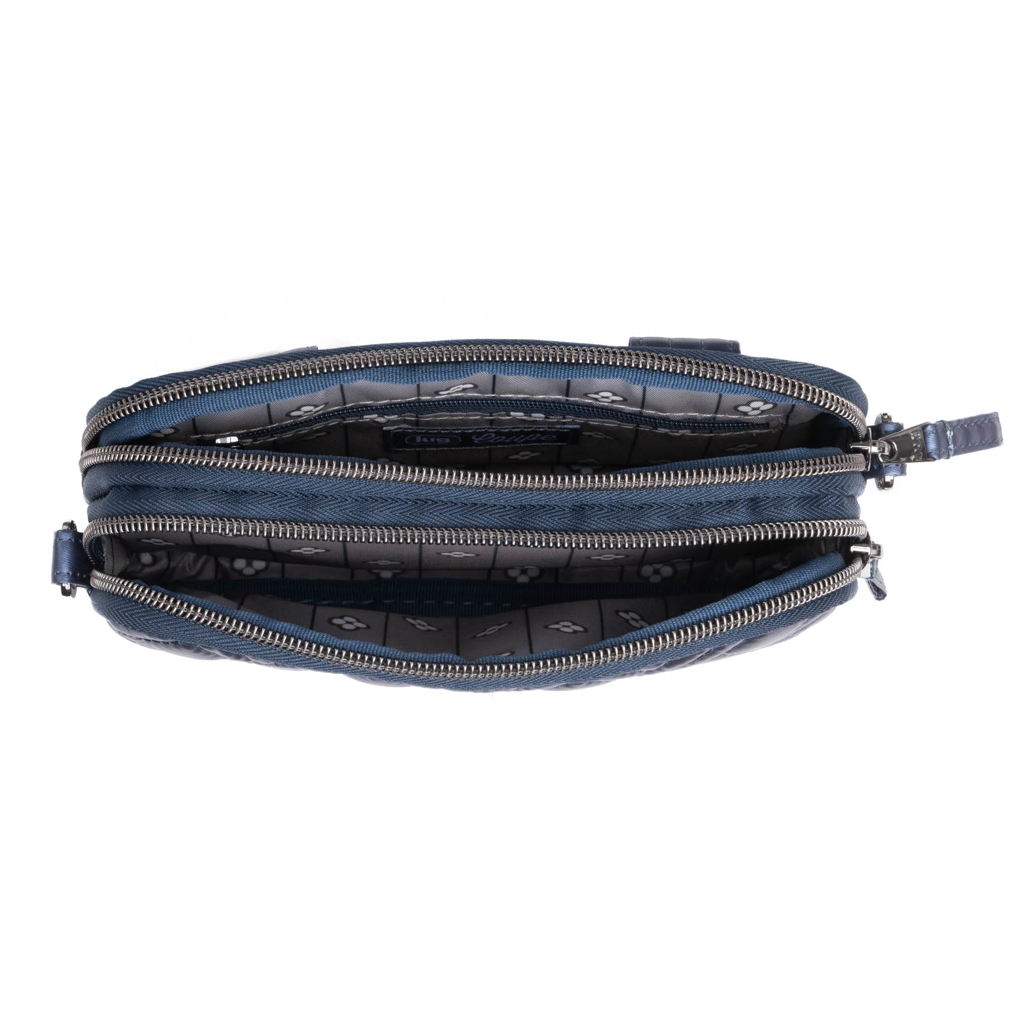 Coupe 2 Convertible Crossbody Bag - HEATHER GREY 2 - Coupe2_MetallicIndigo_05_f2dee64a-f837-41bf-aba6-3c973942363f