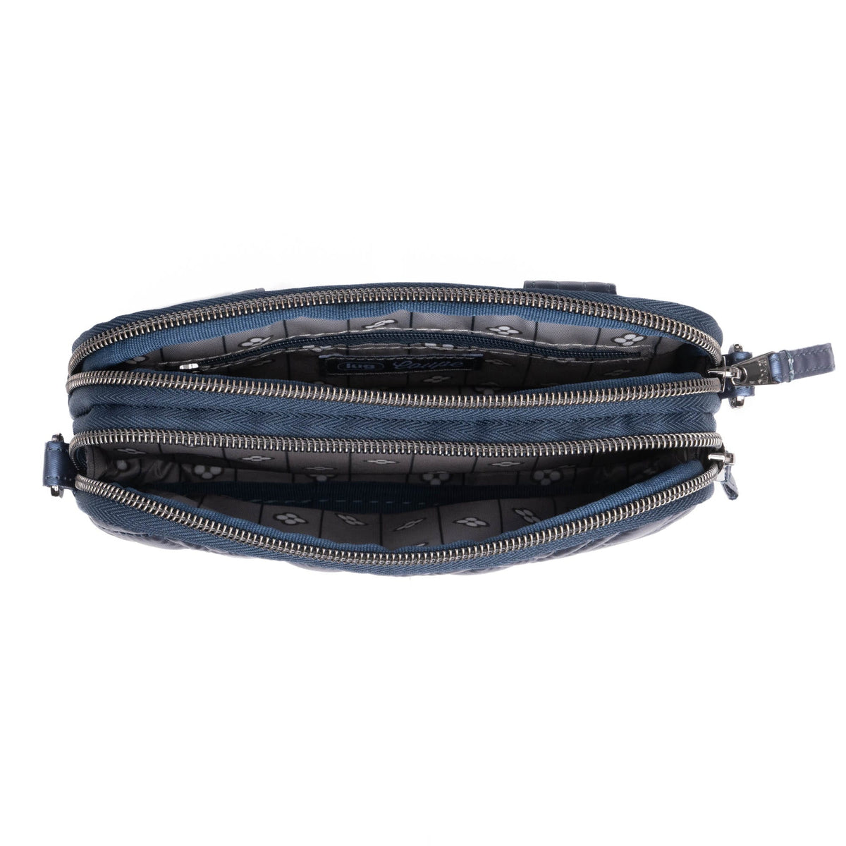 Coupe 2 Convertible Crossbody Bag - HEATHER GREY 2 - Coupe2_MetallicIndigo_05_f2dee64a-f837-41bf-aba6-3c973942363f