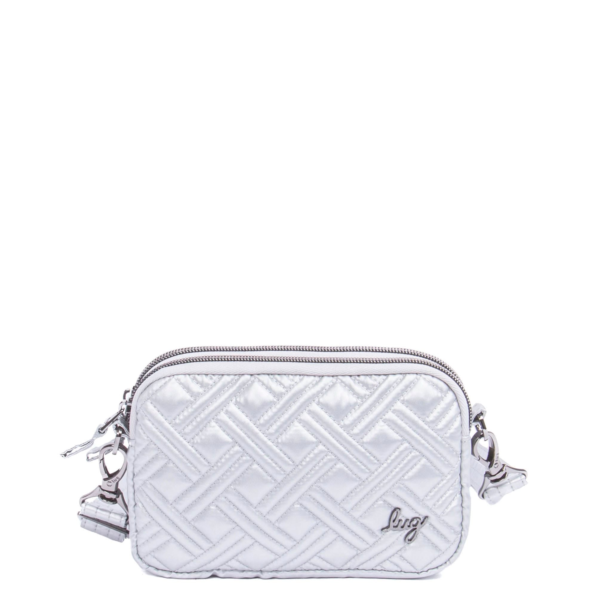 Coupe 2 Convertible Crossbody Bag - METALLIC SILVER - Coupe2_MetallicSilver_01