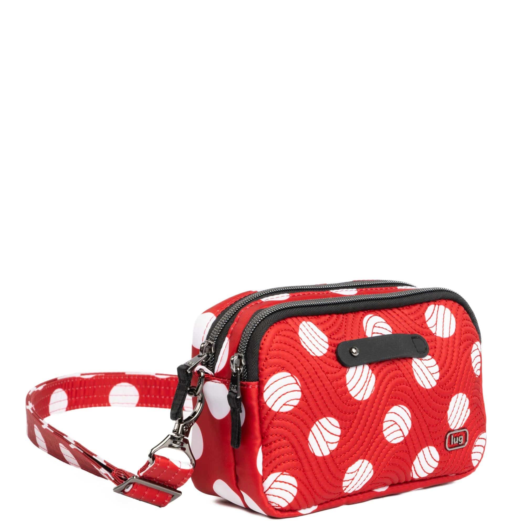 Coupe SE 2 Convertible Crossbody Bag - CRIMSON LARGE DOT - CoupeSE2_CrimsonLGDot_02