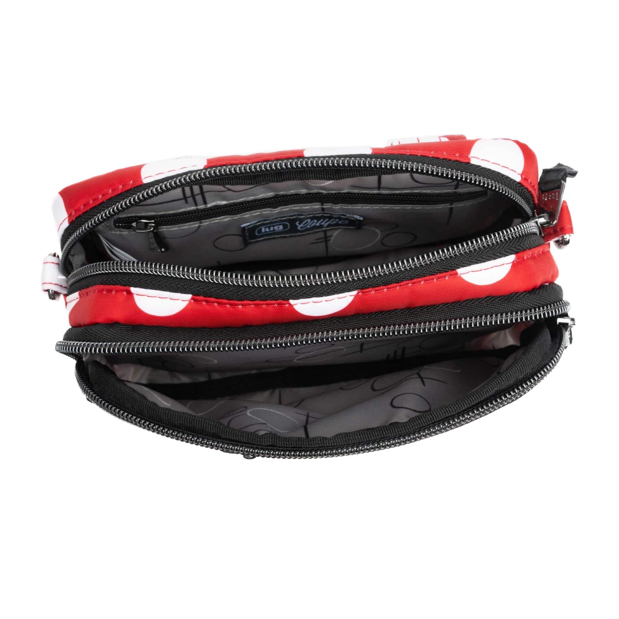 Coupe SE 2 Convertible Crossbody Bag - CRIMSON LARGE DOT - CoupeSE2_CrimsonLGDot_05