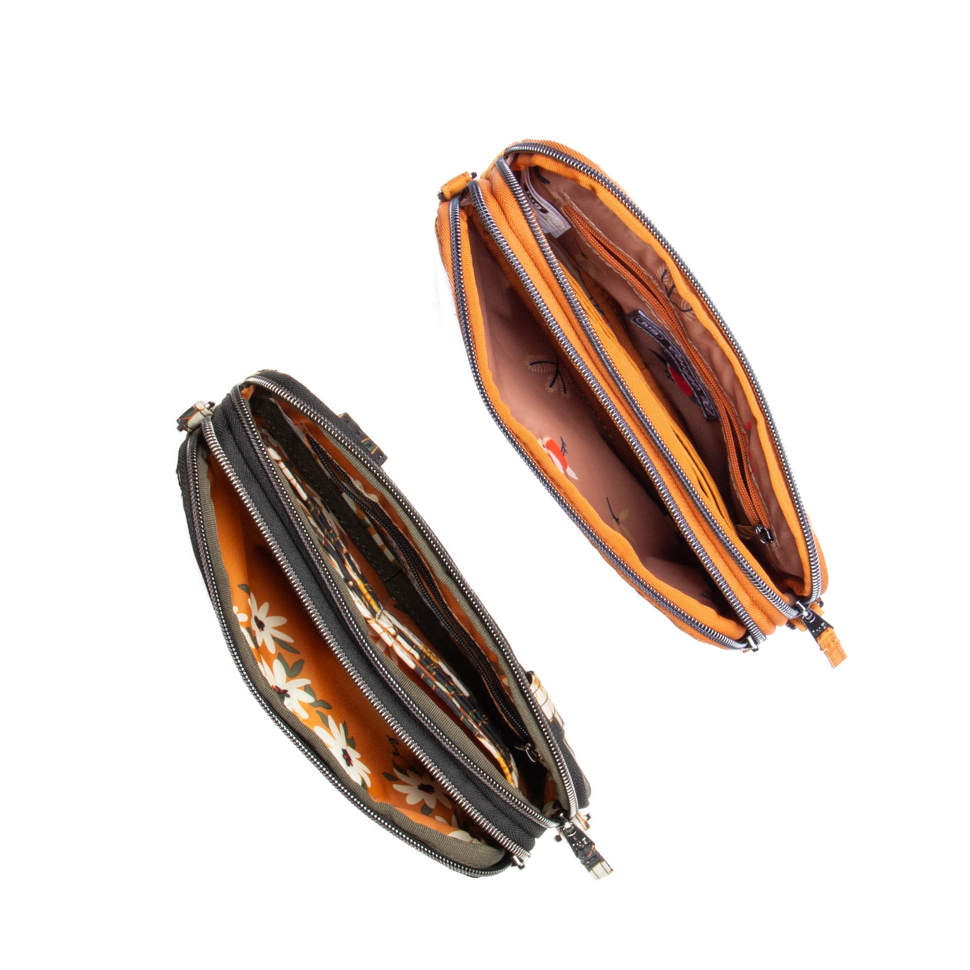 Coupe XL Convertible Crossbody Bag - 2pc Set - AUTUMN DAISIES AMBER YELLOW - CoupeXLSetof2_AutumnDaisies_AmberYellow_05_g078pd