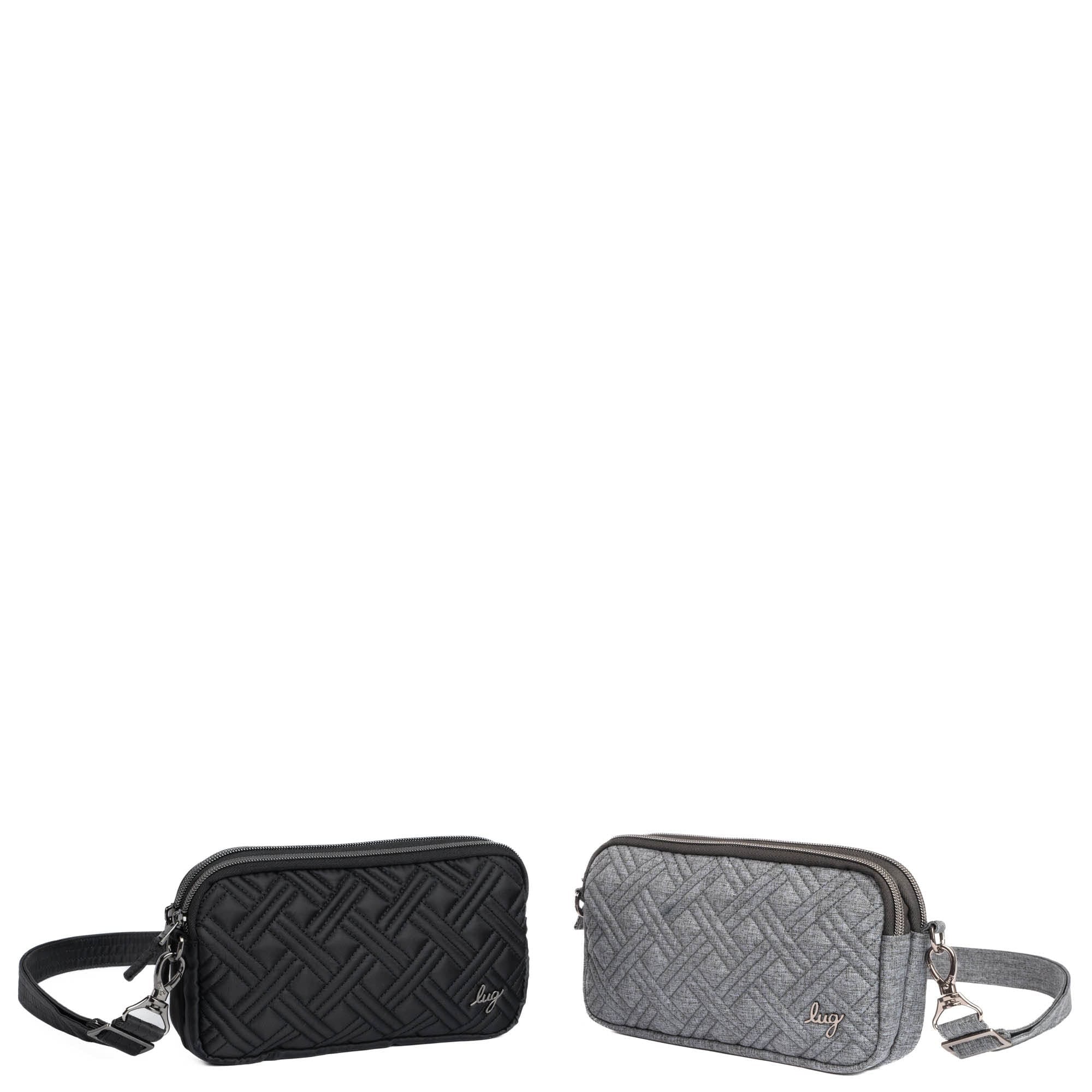 Coupe XL Convertible Crossbody Bag - 2pc Set - BLACK HEATHER GREY - CoupeXLSetof2_Black_HeatherGrey_02_mr6z9t