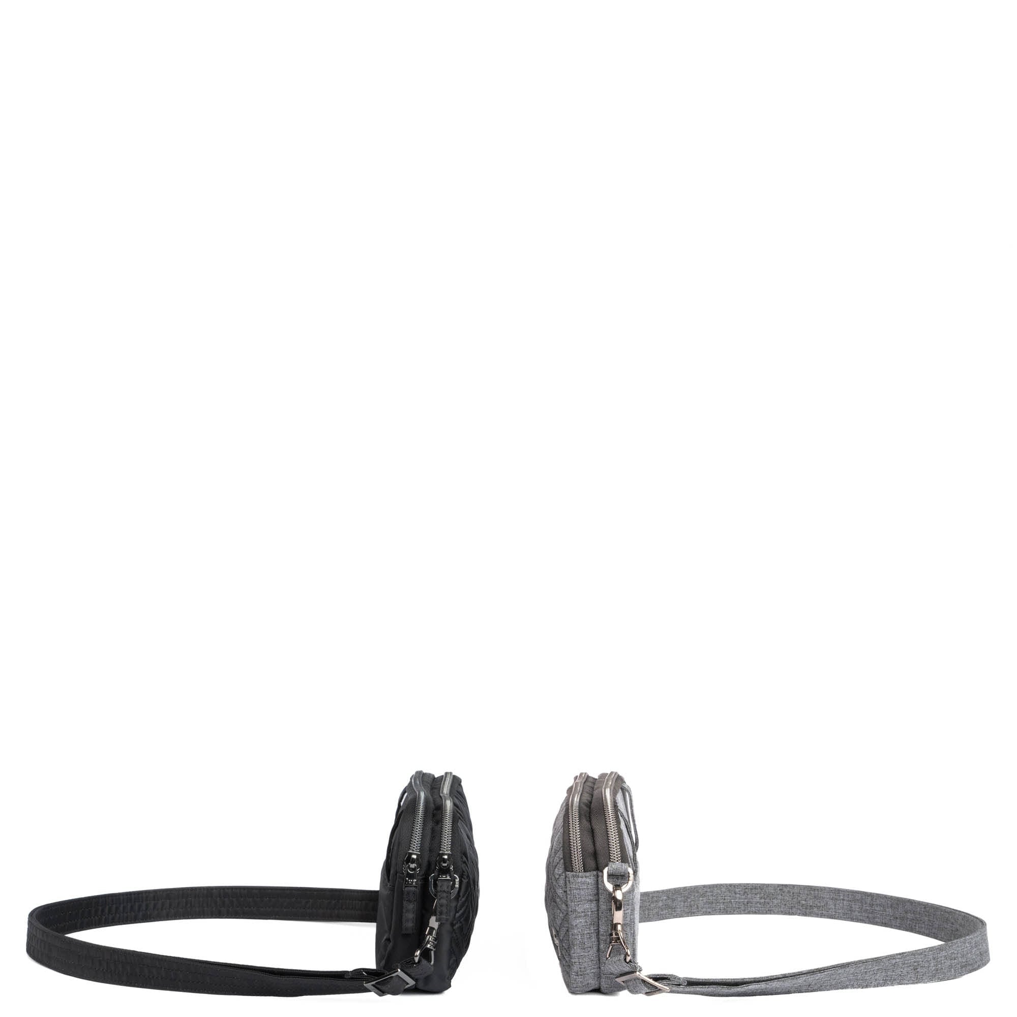 Coupe XL Convertible Crossbody Bag - 2pc Set - BLACK HEATHER GREY - CoupeXLSetof2_Black_HeatherGrey_03_9jbuhg