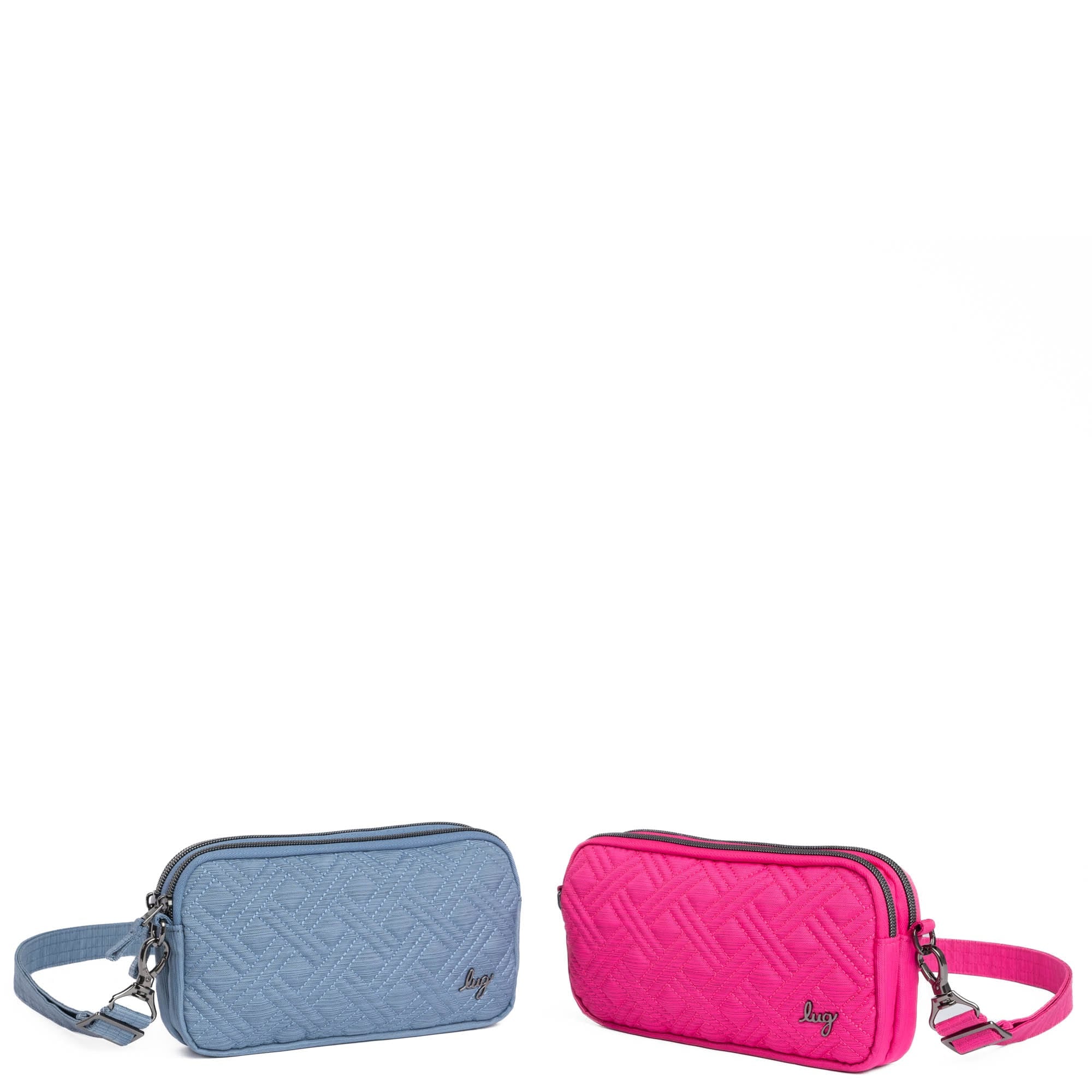 Coupe XL Convertible Crossbody Bag - 2pc Set - BRUSHED ROSETTE PINK BRUSHED BLUE MOON - CoupeXLSetof2_BrushedBlueMoon_BrushedRosettePink_02_vii9j3