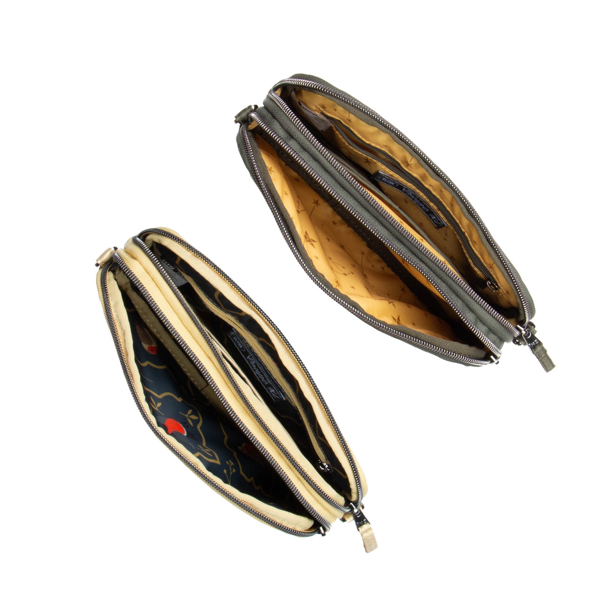 Coupe XL Convertible Crossbody Bag - 2pc Set - METALLIC GOLD OLIVE GREEN - CoupeXLSetof2_MetallicGold_OliveGreen_05_ckt29y