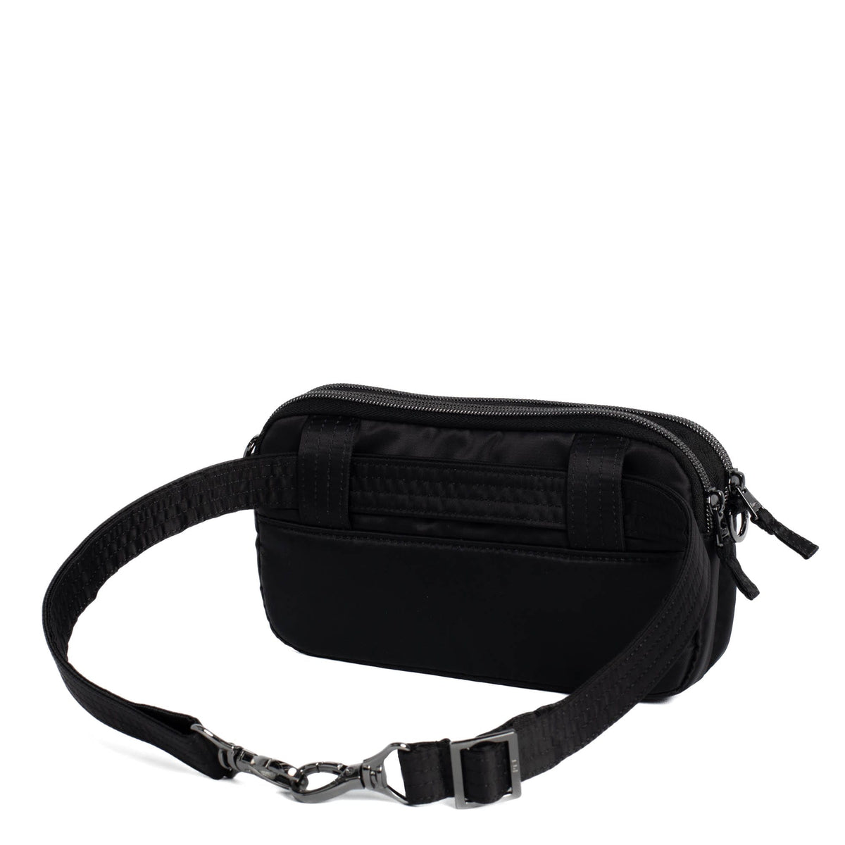 Coupe XL Convertible Crossbody Bag - BLACK ICEPOP STITCH - CoupeXL_BlackwithIcepop_04