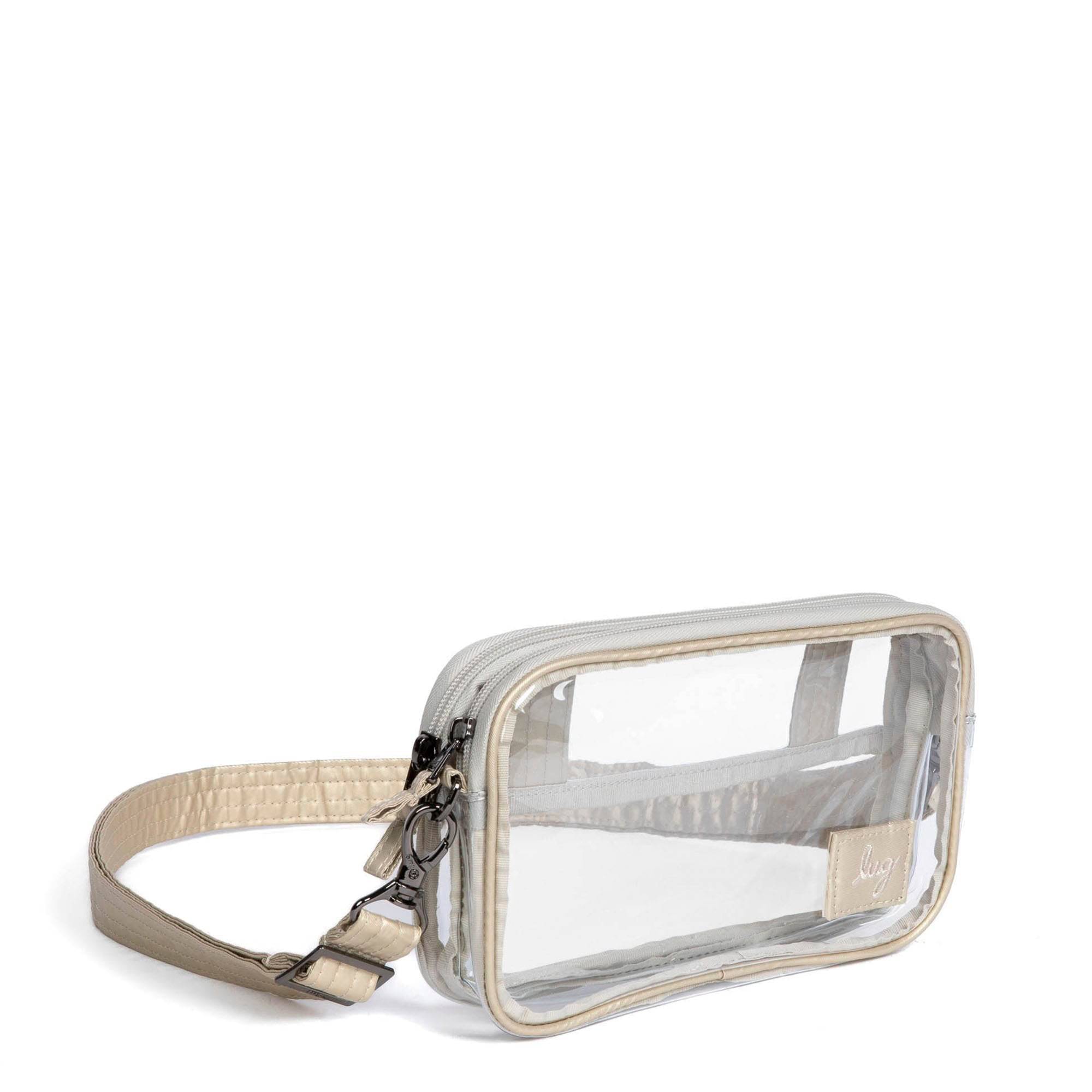 Coupe XL Clearview Crossbody Bag - METALLIC CHAMPAGNE - CoupeXL_Clearview_MetallicChampagne_02
