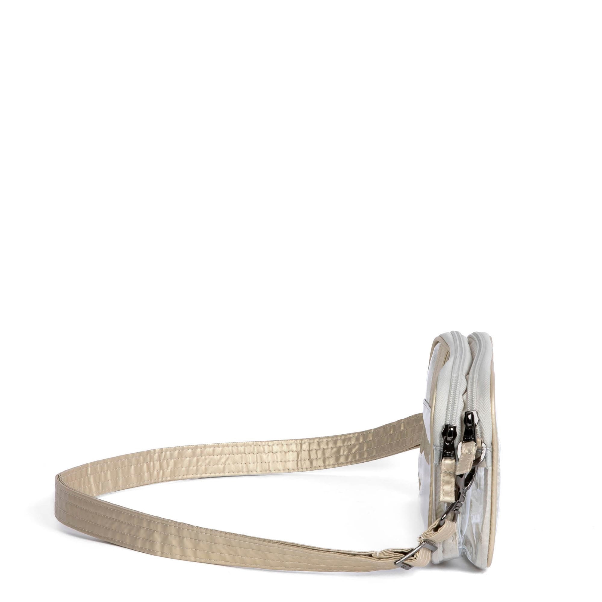 Coupe XL Clearview Crossbody Bag - METALLIC CHAMPAGNE - CoupeXL_Clearview_MetallicChampagne_03