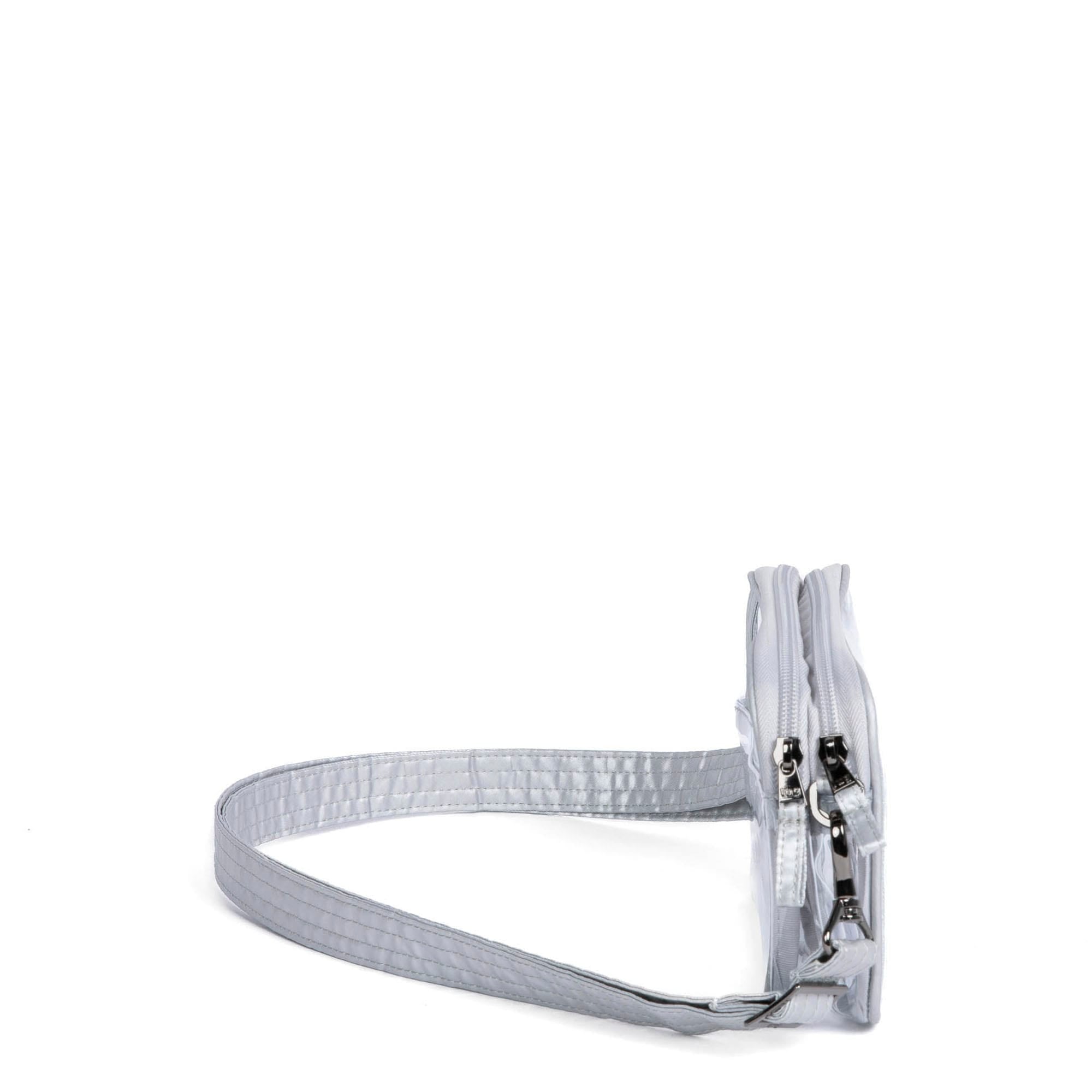 Coupe XL Clearview Crossbody Bag - METALLIC SILVER - CoupeXL_Clearview_MetallicSilver_03