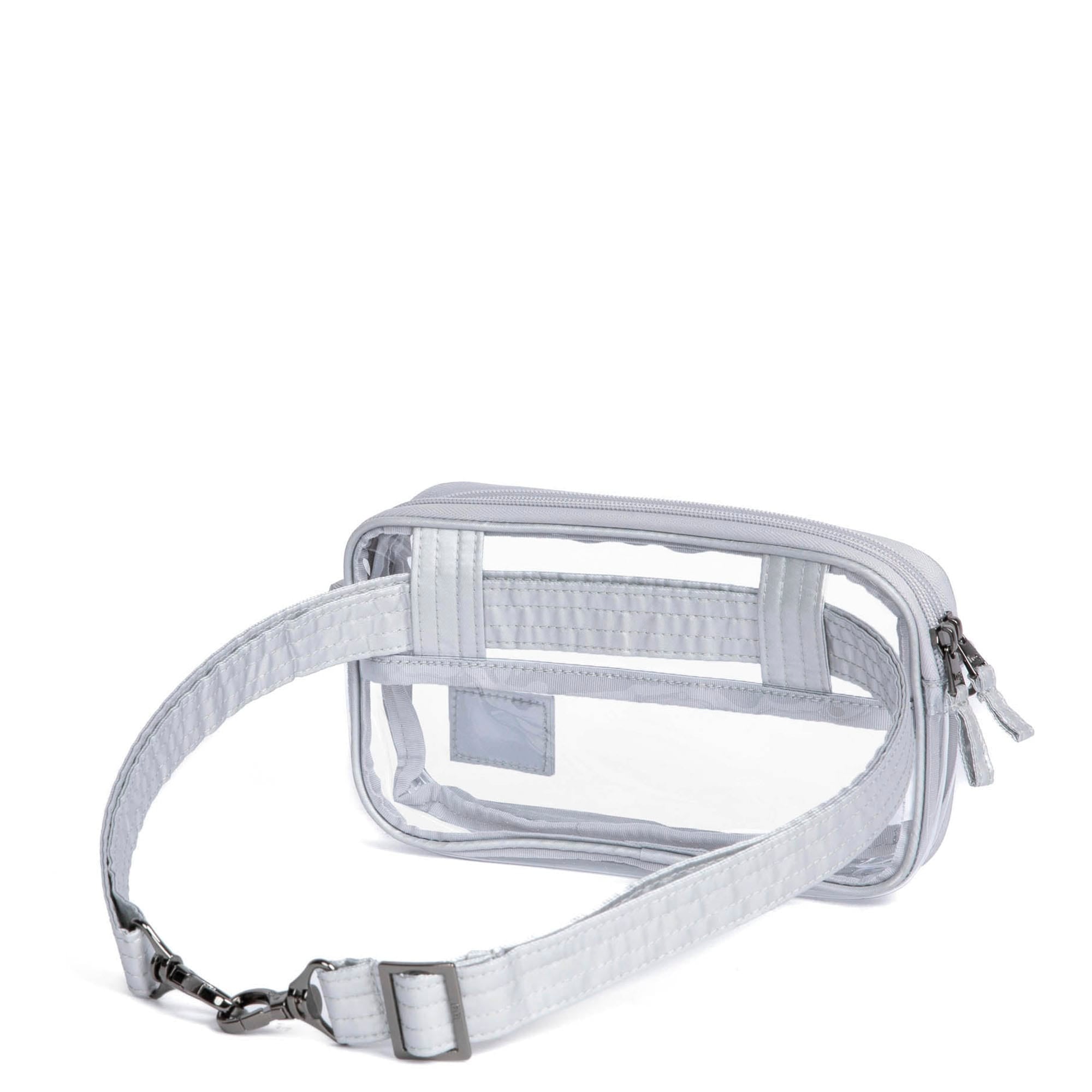 Coupe XL Clearview Crossbody Bag - METALLIC SILVER - CoupeXL_Clearview_MetallicSilver_04