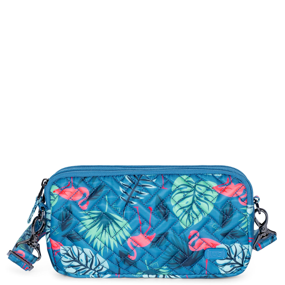 Coupe XL Convertible Crossbody Bag - FLAMINGO BLUE - CoupeXL_FlamingoBlue_01