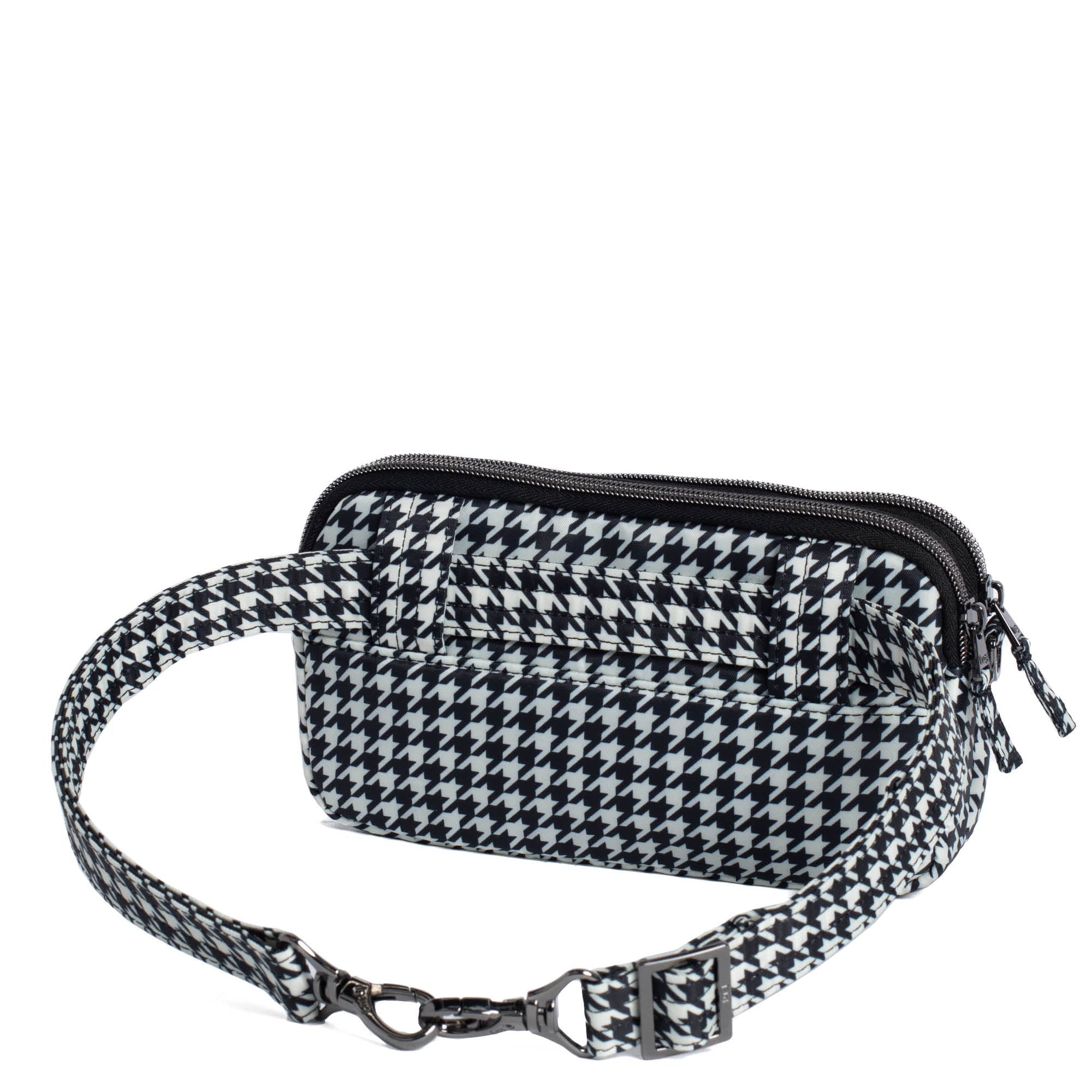 Coupe XL Convertible Crossbody Bag - MICRO HOUNDSTOOTH - CoupeXL_HoundstoothBlack_04