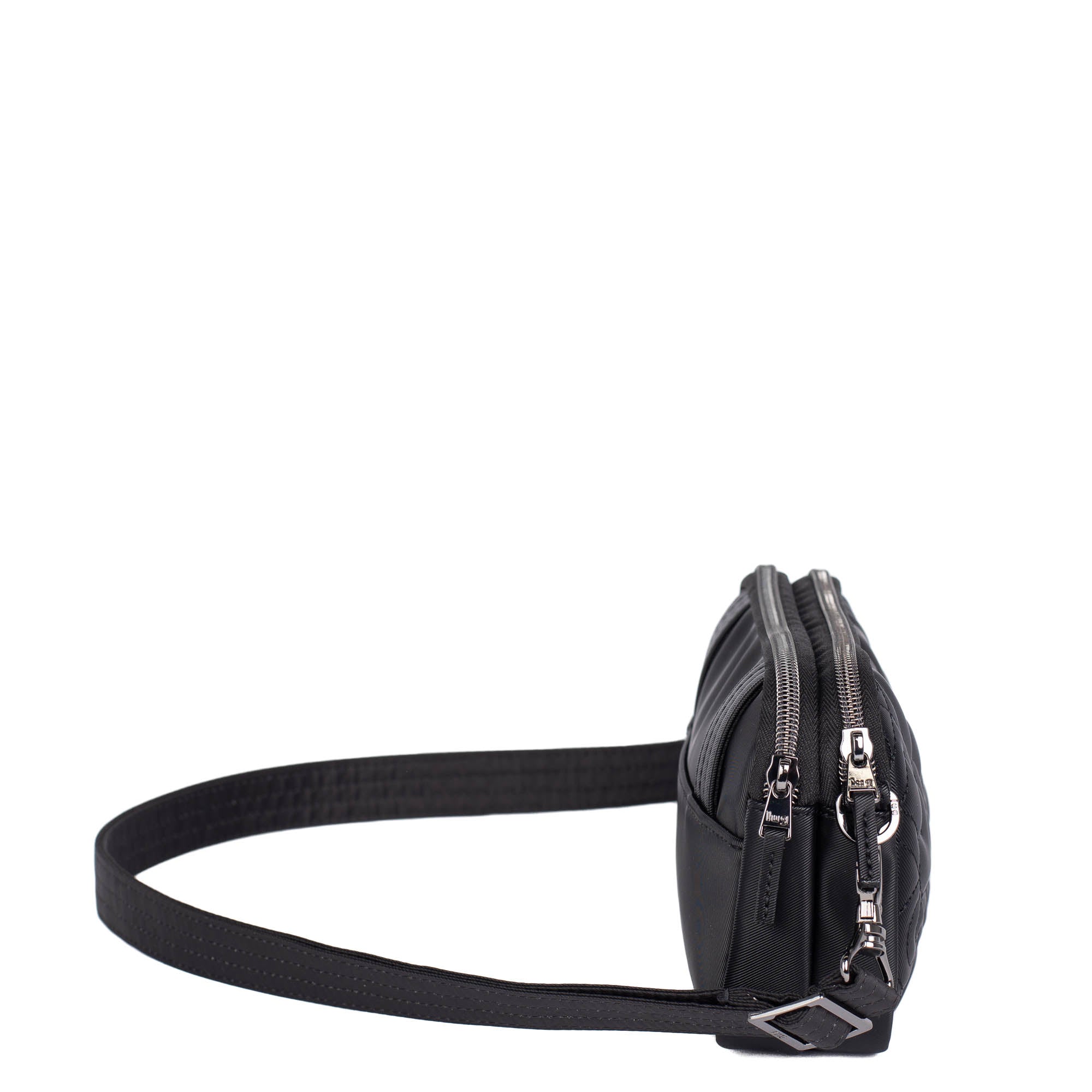 Coupe XL Love Satin Luxe Convertible Crossbody Bag - BLACK - CoupeXL_LE_SatinLuxe_Black_03