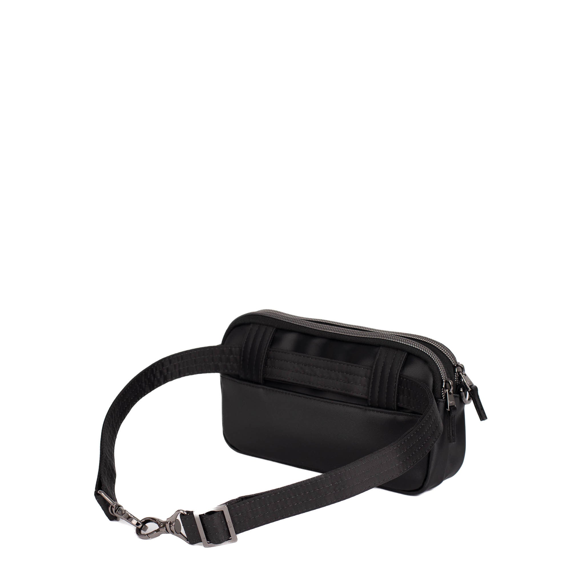 Coupe XL Love Satin Luxe Convertible Crossbody Bag - BLACK - CoupeXL_LE_SatinLuxe_Black_04