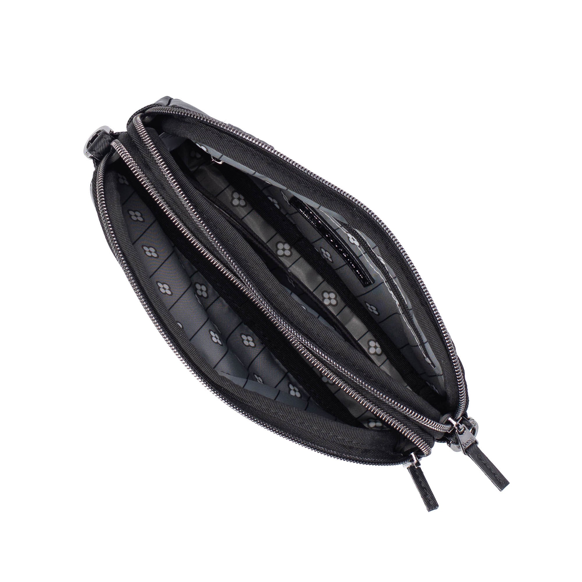 Coupe XL Love Satin Luxe Convertible Crossbody Bag - BLACK - CoupeXL_LE_SatinLuxe_Black_05