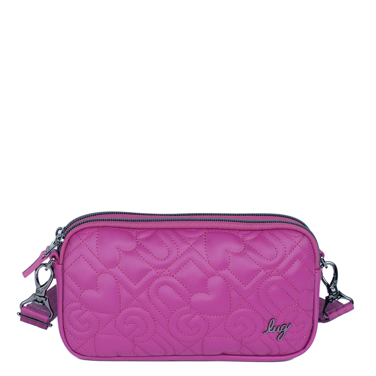 Coupe XL Love Satin Luxe Convertible Crossbody Bag - ORCHID PINK - CoupeXL_LE_SatinLuxe_OrchidPink_01_3d8c006c-eb02-41d4-ba3a-e854053ec000