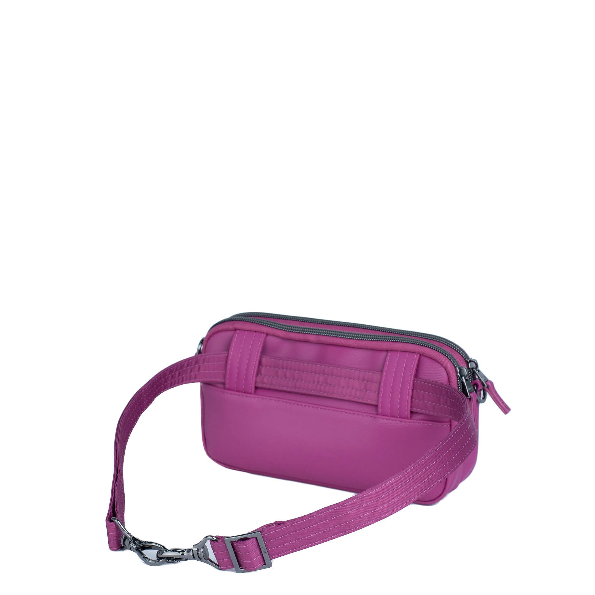 Coupe XL Love Satin Luxe Convertible Crossbody Bag - ORCHID PINK - CoupeXL_LE_SatinLuxe_OrchidPink_04