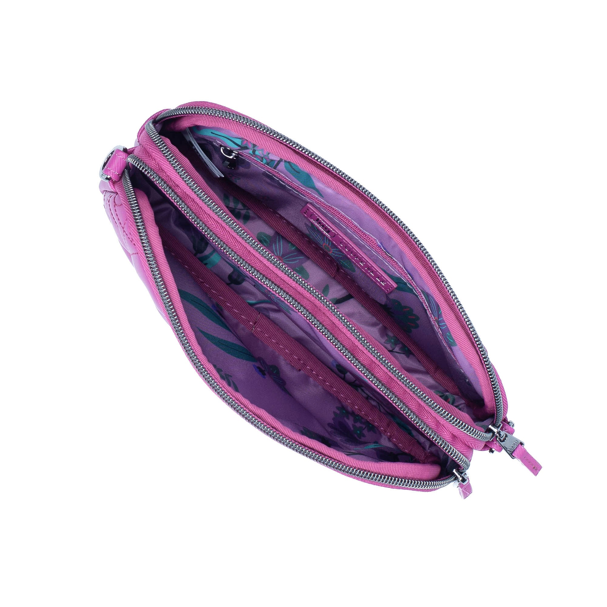 Coupe XL Love Satin Luxe Convertible Crossbody Bag - ORCHID PINK - CoupeXL_LE_SatinLuxe_OrchidPink_05