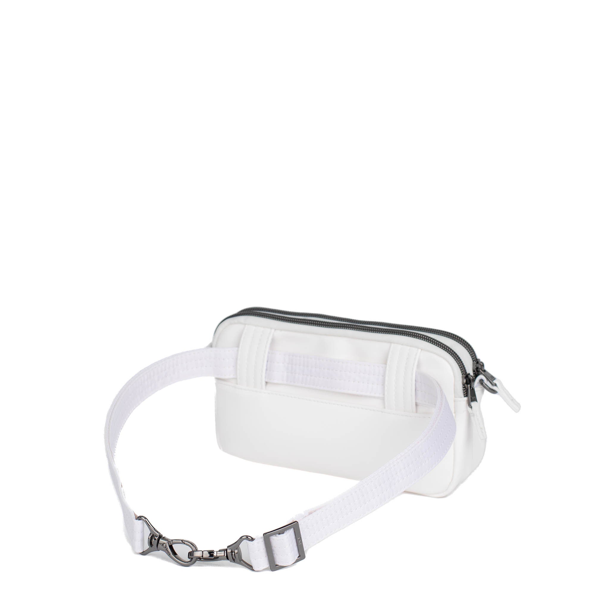 Coupe XL Love Satin Luxe Convertible Crossbody Bag - WHITE - CoupeXL_LE_SatinLuxe_White_04