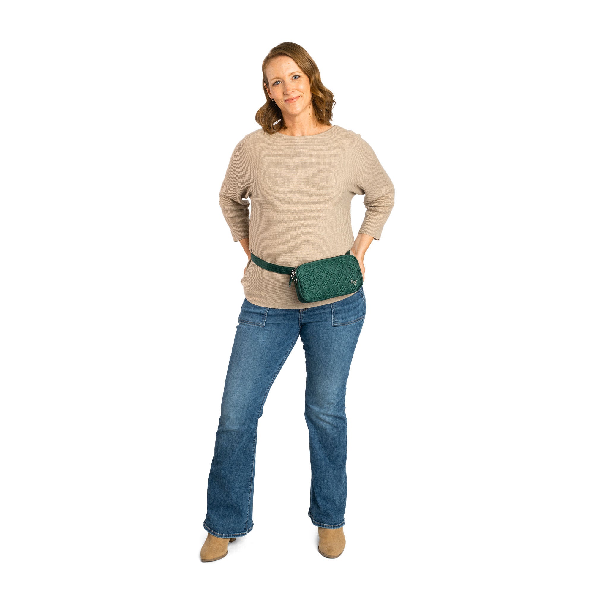 Coupe XL Convertible Crossbody Bag - - CoupeXL_Lifestyle_BagProportions_02