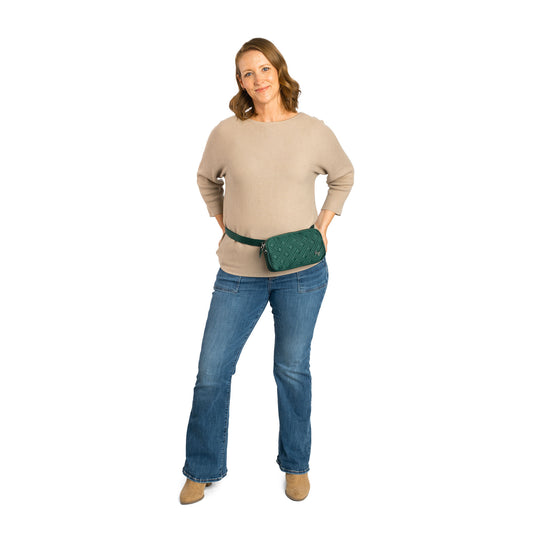 Coupe XL Convertible Crossbody Bag - - CoupeXL_Lifestyle_BagProportions_02