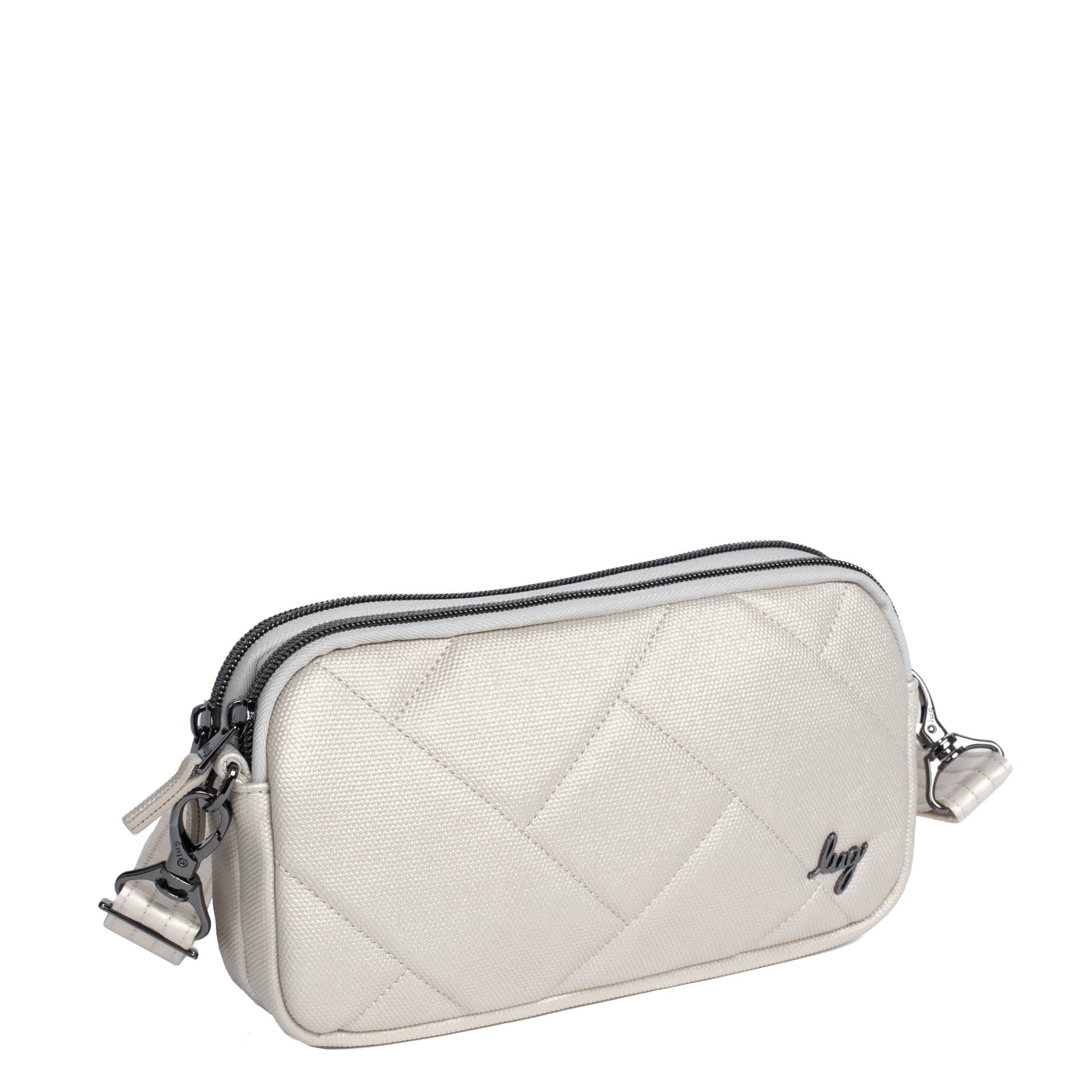 Coupe XL Matte Luxe VL Convertible Crossbody Bag - METALLIC CHAMPAGNE - CoupeXL_ML_MetallicChampagne_022