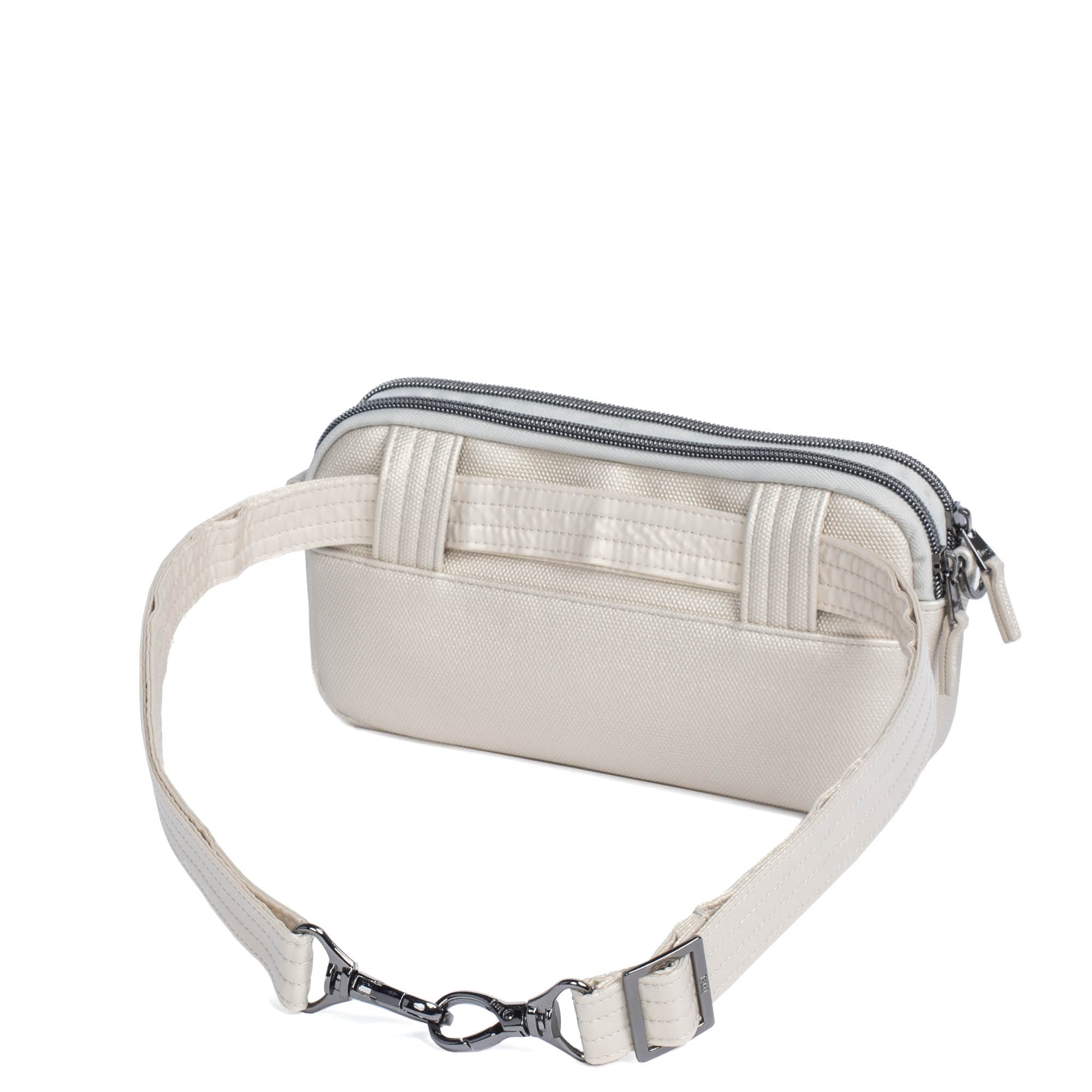 Coupe XL Matte Luxe VL Convertible Crossbody Bag - METALLIC CHAMPAGNE - CoupeXL_ML_MetallicChampagne_04