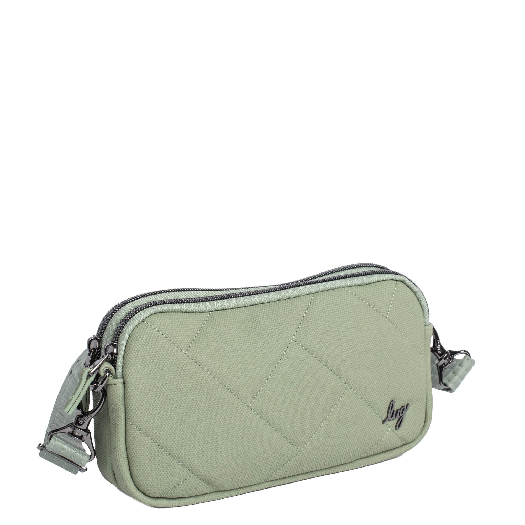 Coupe XL Matte Luxe VL Convertible Crossbody Bag - SAGE - CoupeXL_ML_Sage_02