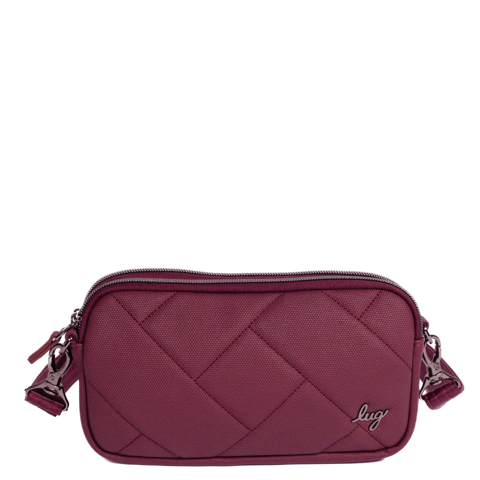 Coupe XL Matte Luxe VL Convertible Crossbody Bag - WINE - CoupeXL_ML_Wine_012