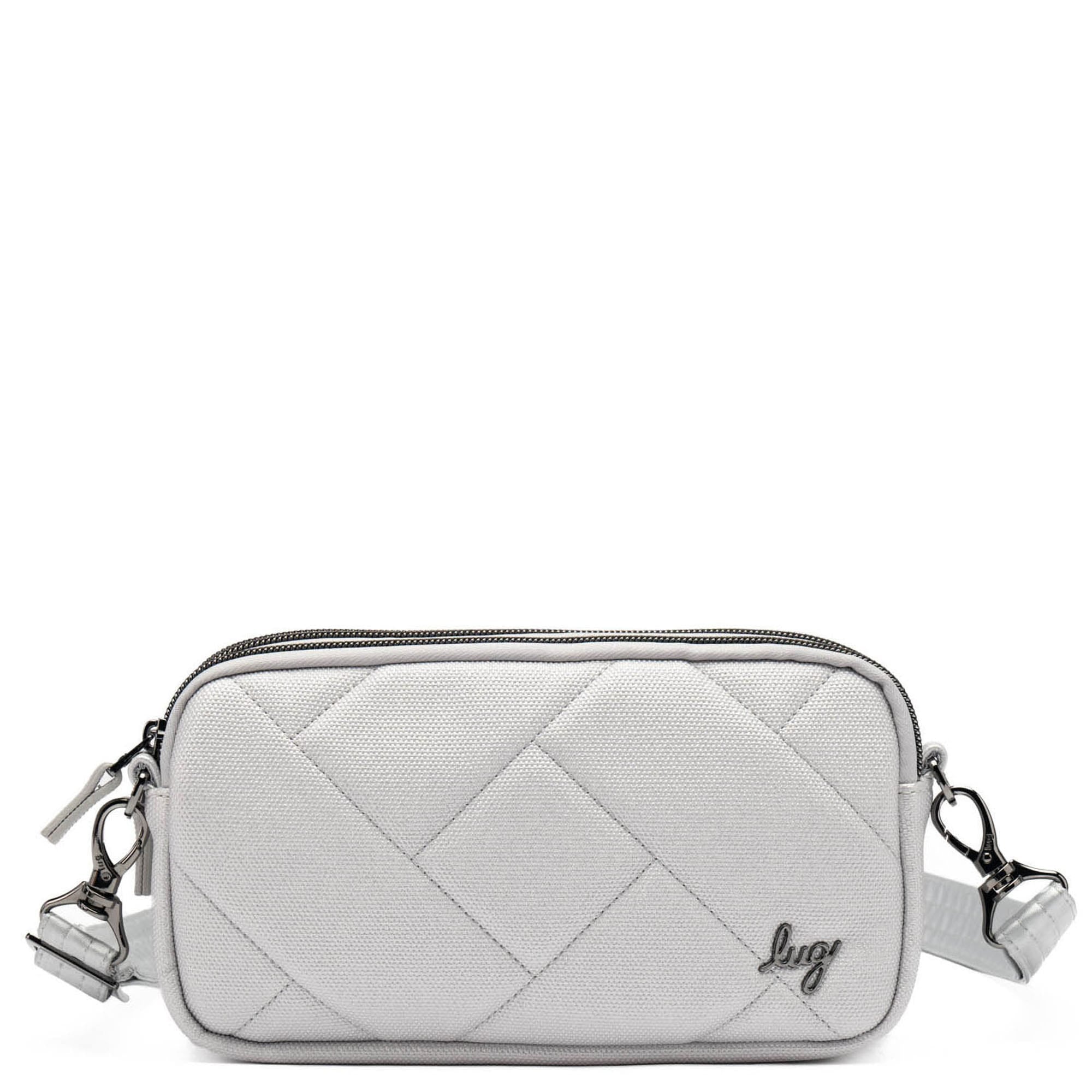 Coupe XL Matte Luxe VL Convertible Crossbody Bag - DIAMOND SILVER - CoupeXL_MatteLuxe_DiamondSilver_01