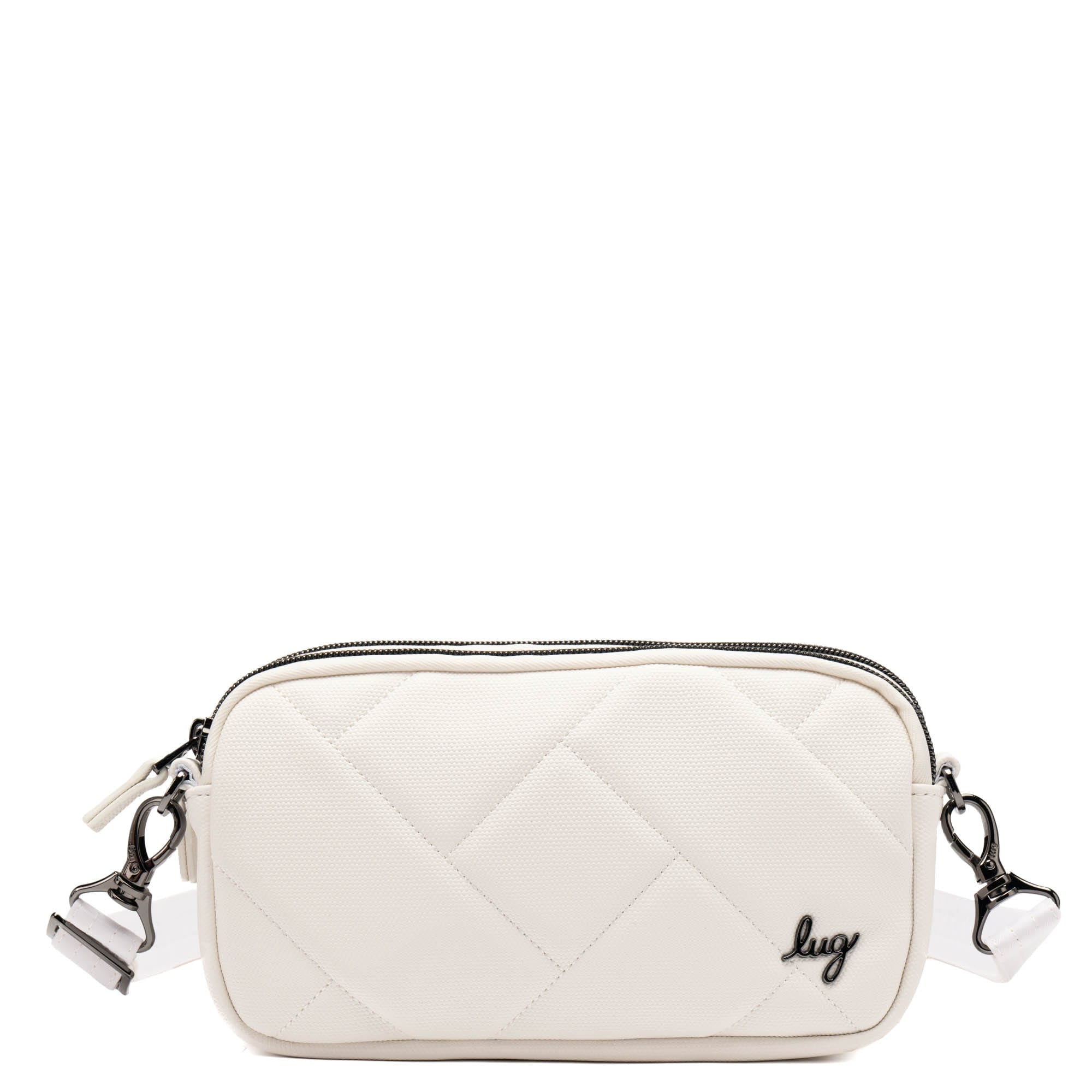 Coupe XL Matte Luxe VL Convertible Crossbody Bag - PEARL WHITE - CoupeXL_MatteLuxe_PearlWhite_01