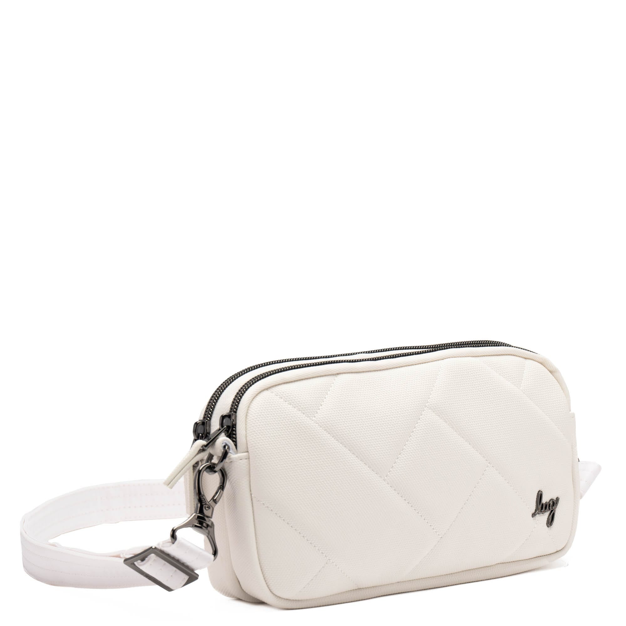 Coupe XL Matte Luxe VL Convertible Crossbody Bag - PEARL WHITE - CoupeXL_MatteLuxe_PearlWhite_02