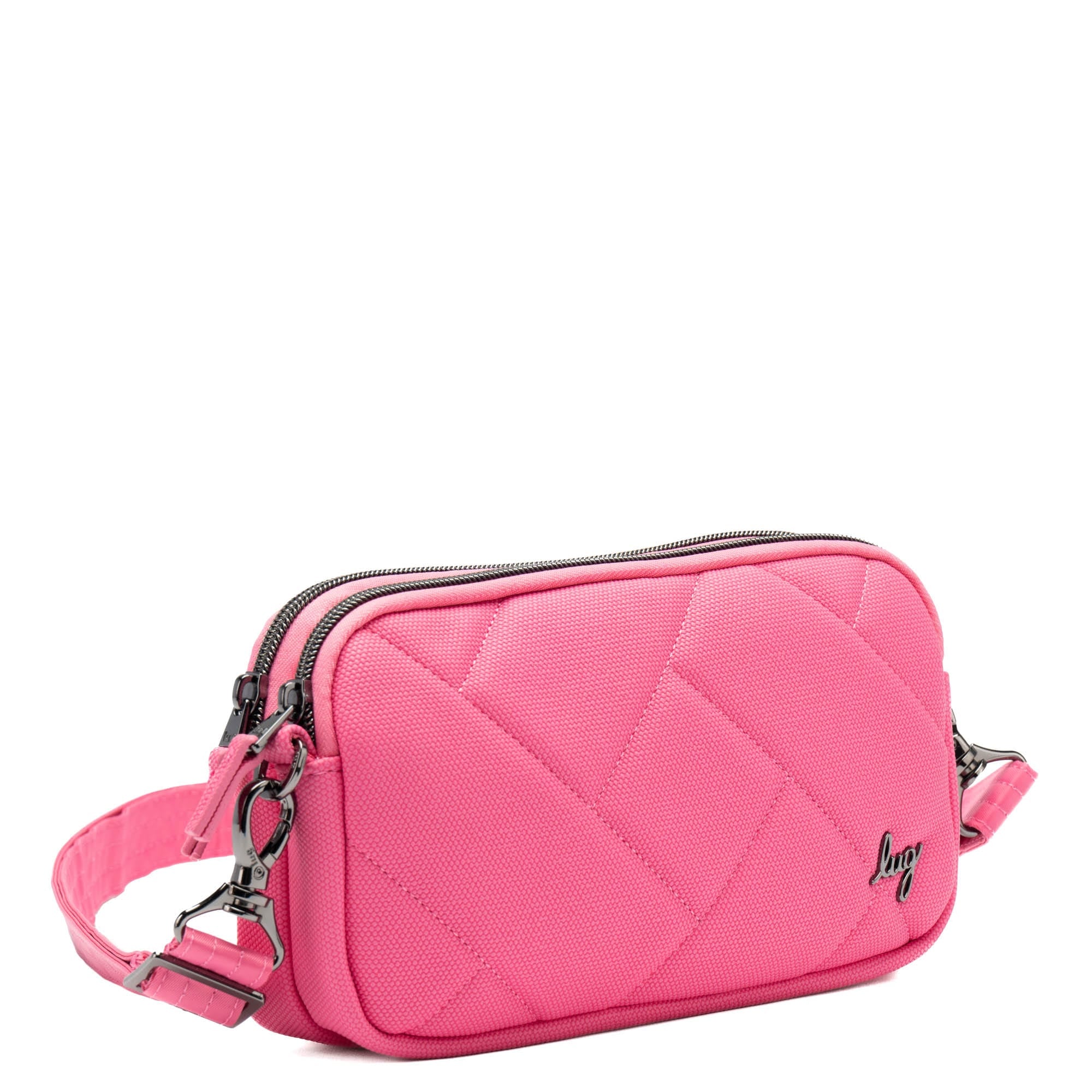 Coupe XL Matte Luxe VL Convertible Crossbody Bag - PINK TOURMALINE - CoupeXL_MatteLuxe_PinkTourmaline_02