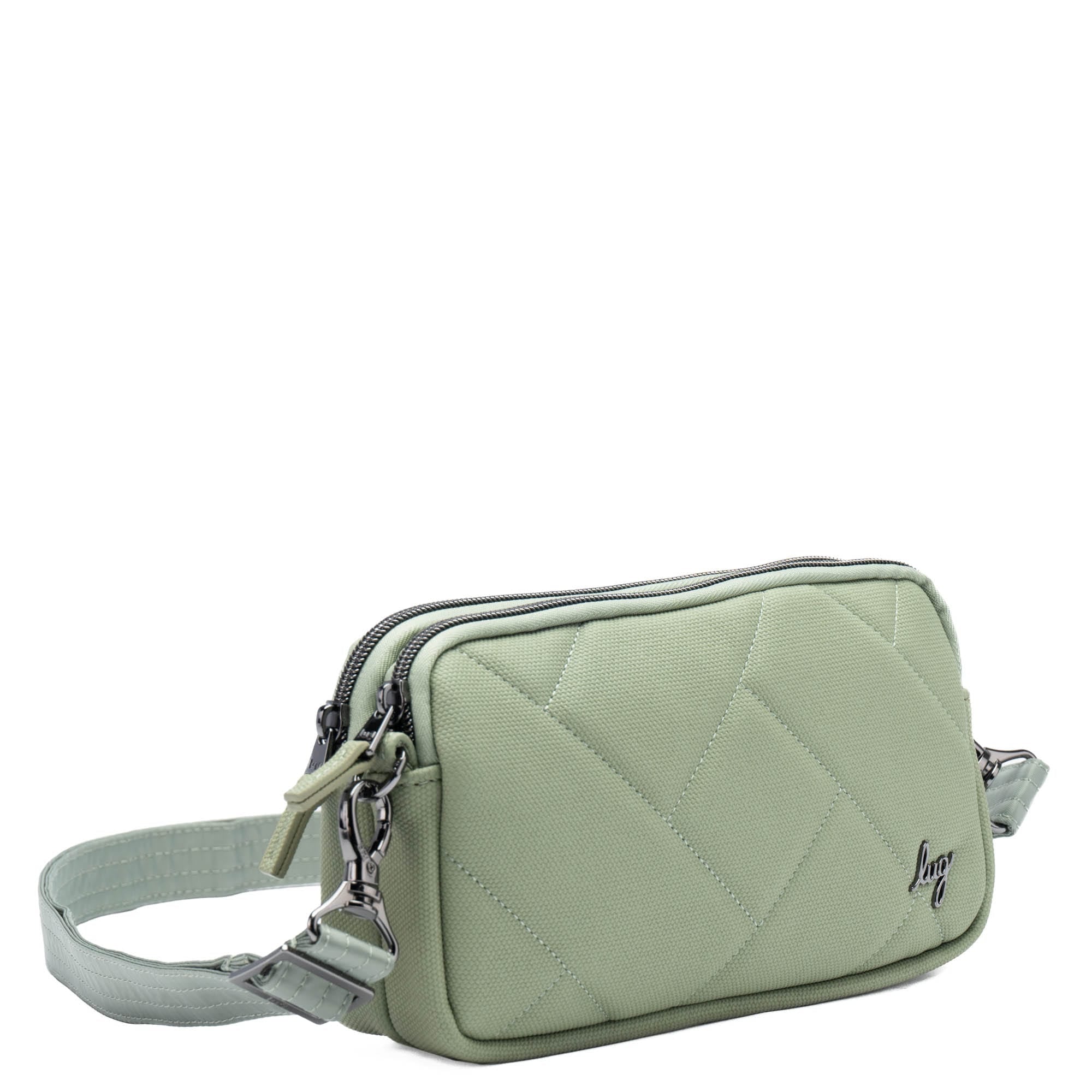 Coupe XL Matte Luxe VL Convertible Crossbody Bag - SAGE GREEN - CoupeXL_MatteLuxe_SageGreen_02