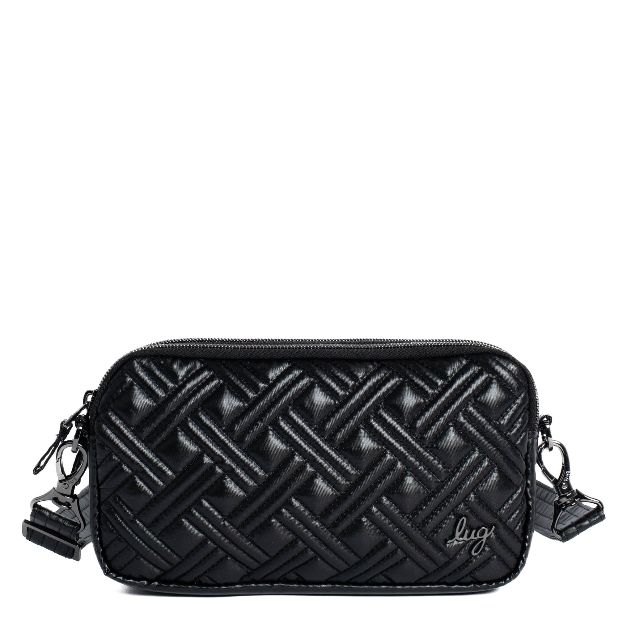 Coupe XL Convertible Crossbody Bag - METALLIC BLACK - CoupeXL_MetallicBlack_01_8cb16793-5732-4df1-aaf1-c85191d2ffdc