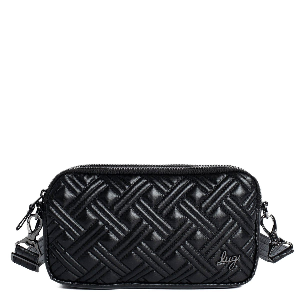 Coupe XL Convertible Crossbody Bag - METALLIC BLACK - CoupeXL_MetallicBlack_01_8cb16793-5732-4df1-aaf1-c85191d2ffdc