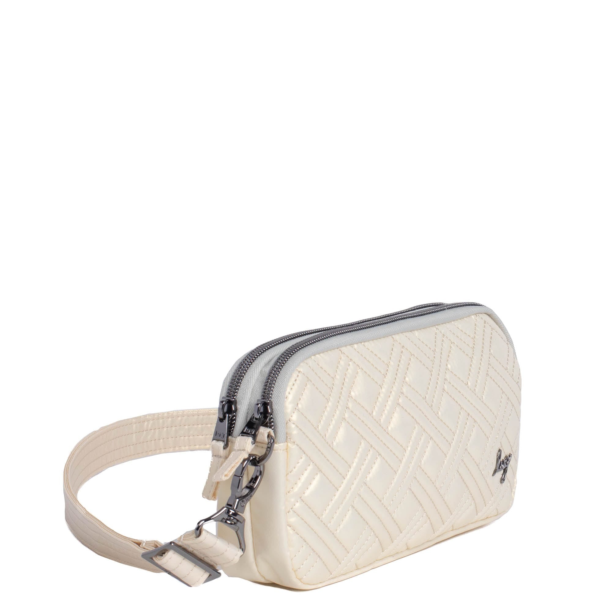 Coupe XL Convertible Crossbody Bag - METALLIC CHAMPAGNE - CoupeXL_MetallicChampagne_02