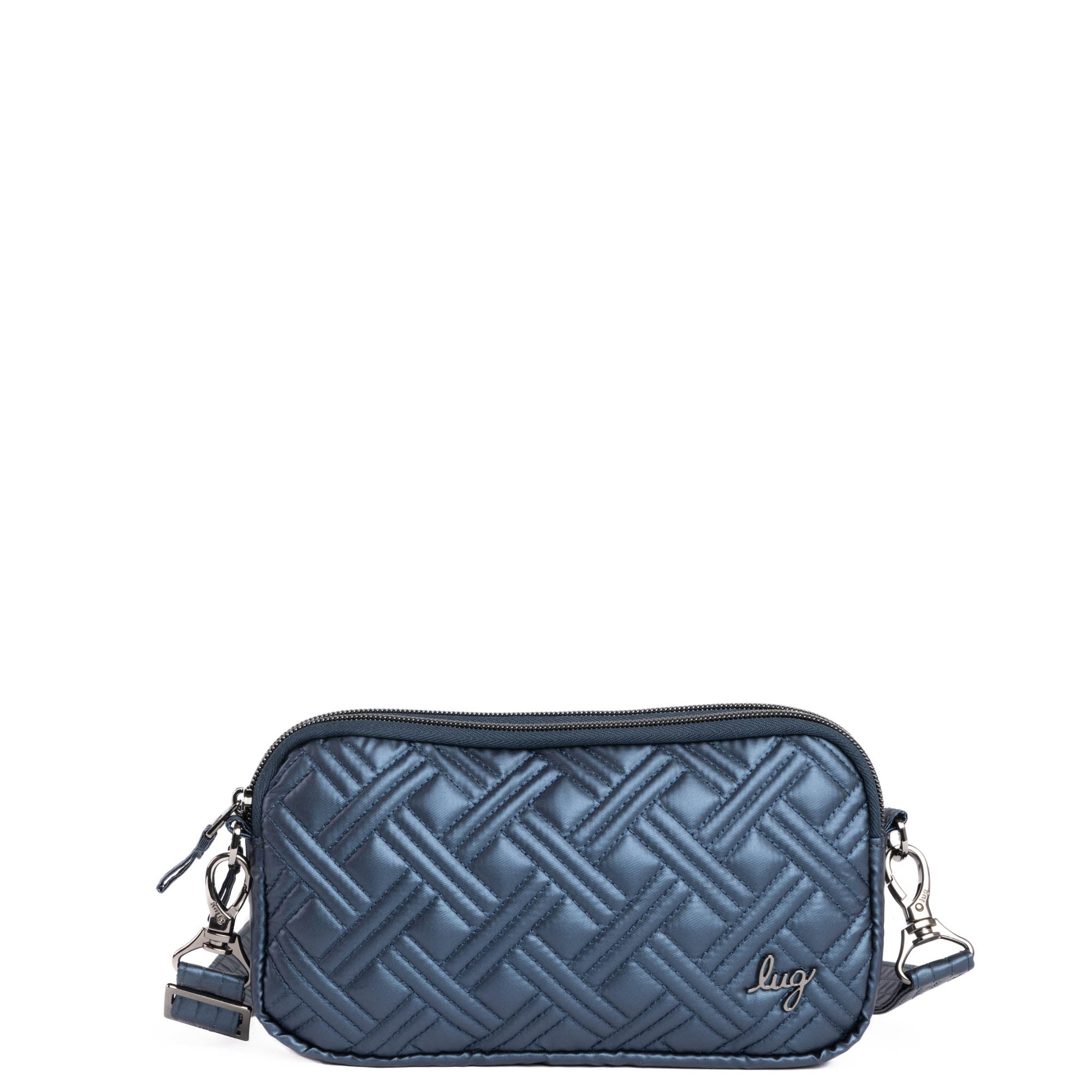 Coupe XL Convertible Crossbody Bag - METALLIC INDIGO 2 - CoupeXL_MetallicIndigo_01