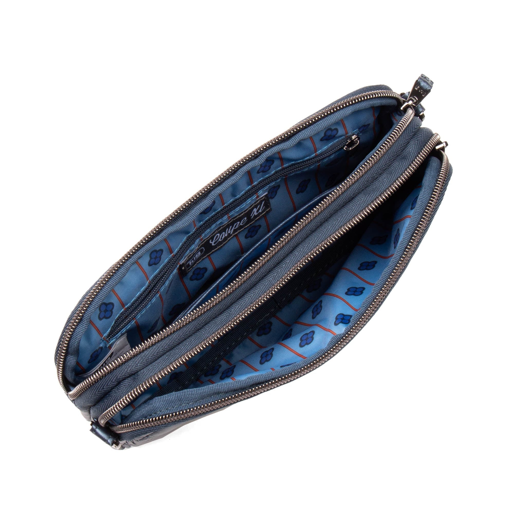 Coupe XL Convertible Crossbody Bag - METALLIC INDIGO - CoupeXL_MetallicIndigo_05