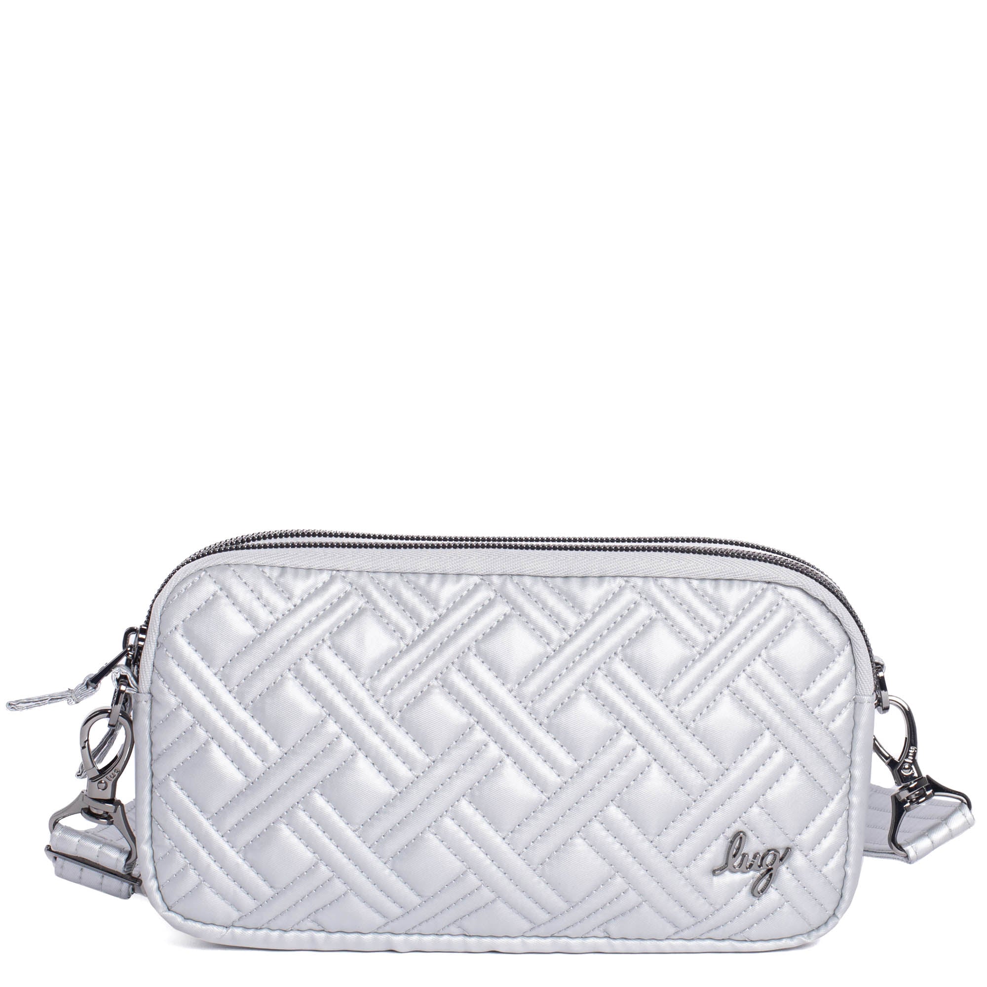 Coupe XL Convertible Crossbody Bag - METALLIC SILVER - CoupeXL_MetallicSilver_01_8o2ozo
